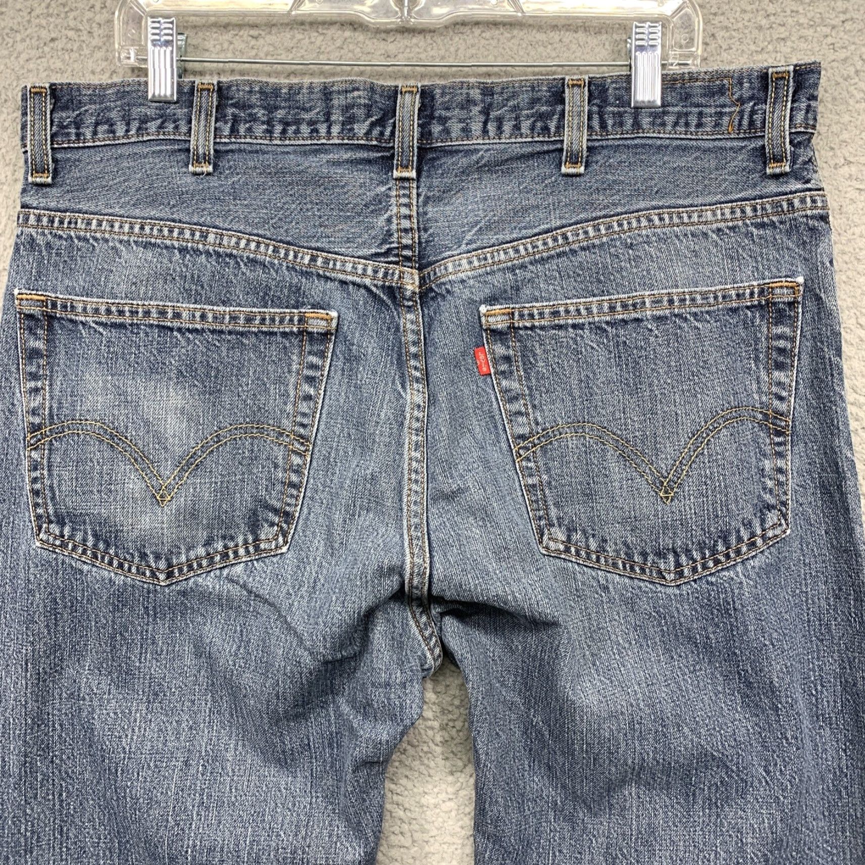 Levi's Levi's 557 Jeans Relaxed Boot Men's 38W x 25.5L Medium Blue Wash 5-Pocket Denim Casual Vintage: No Mens Size US 38 / EU 54 - 5 Thumbnail