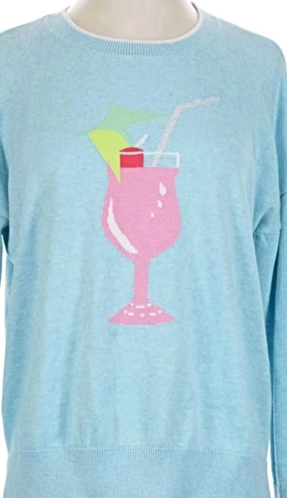 Vineyard Vines Vineyard Vines Cocktail Sweater Size XL Womens Blue Soft Size XL / US 12-14 / IT 48-50 - 3 Thumbnail