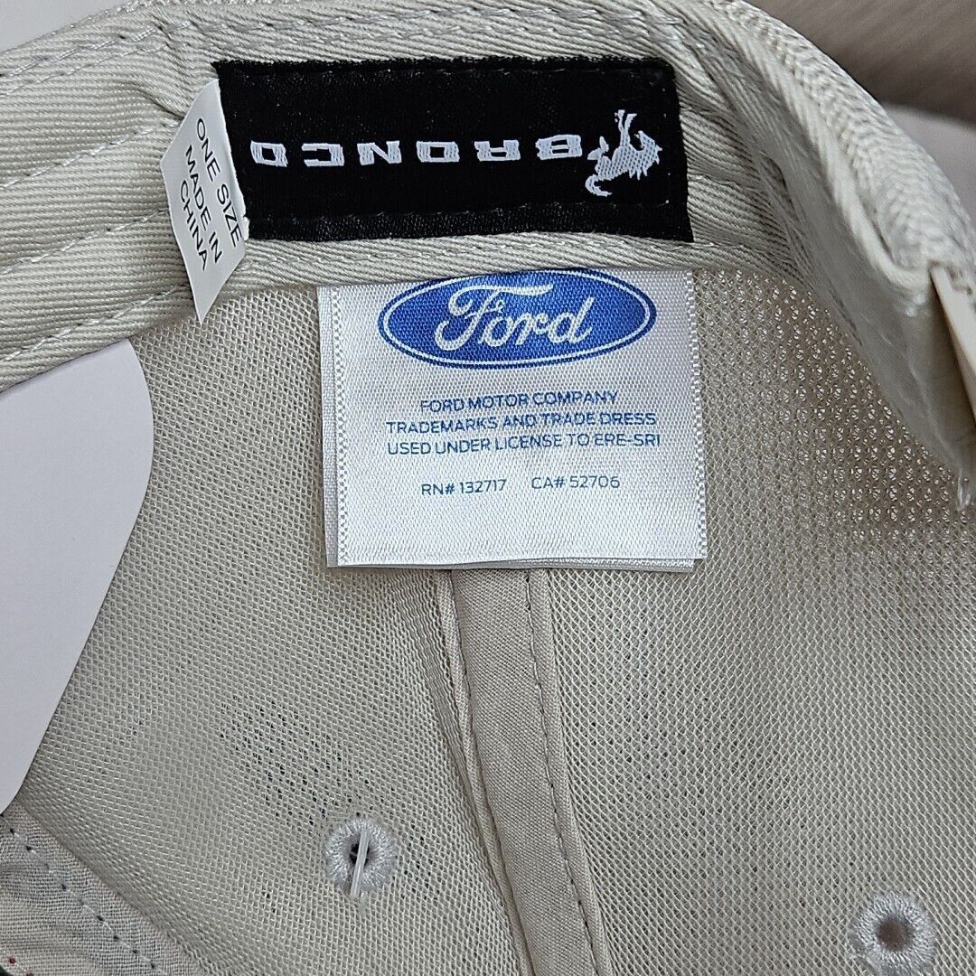 Ford Ford Bronco Trucker Hat Retro Graphics 5 Panel Officially Li Size ONE SIZE - 8 Thumbnail