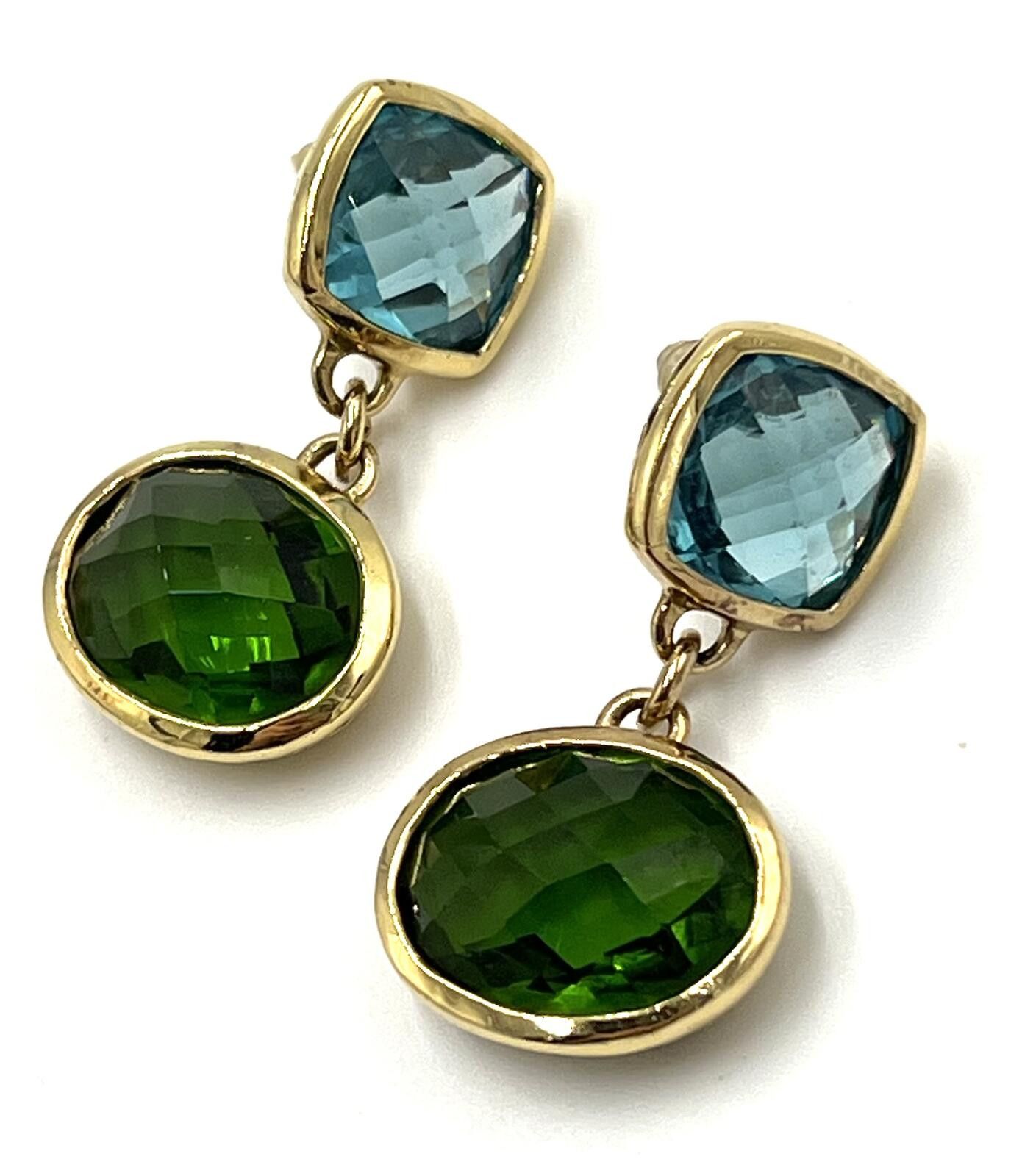 Other Ross Simons Gold-Over-Sterling Silver Emerald Aquamarine Set Size ONE SIZE - 4 Thumbnail