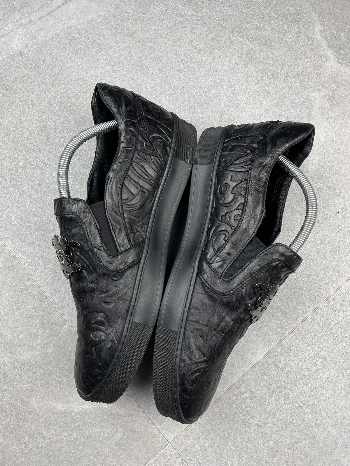 John Richmond John Richmond leather slip on casual formal shoes Size US 8.5 / EU 41-42 - 3 Thumbnail