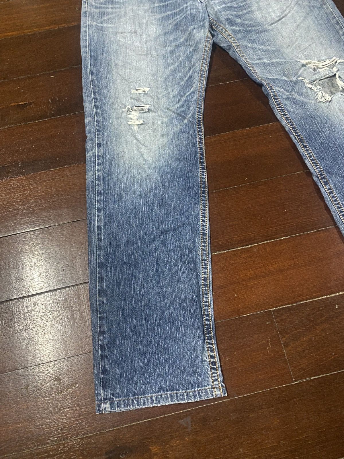 If Six Was Nine Edwin Exclusive Vintage Lgb Style Denim distressed mud wash Size US 36 / EU 52 - 3 Thumbnail