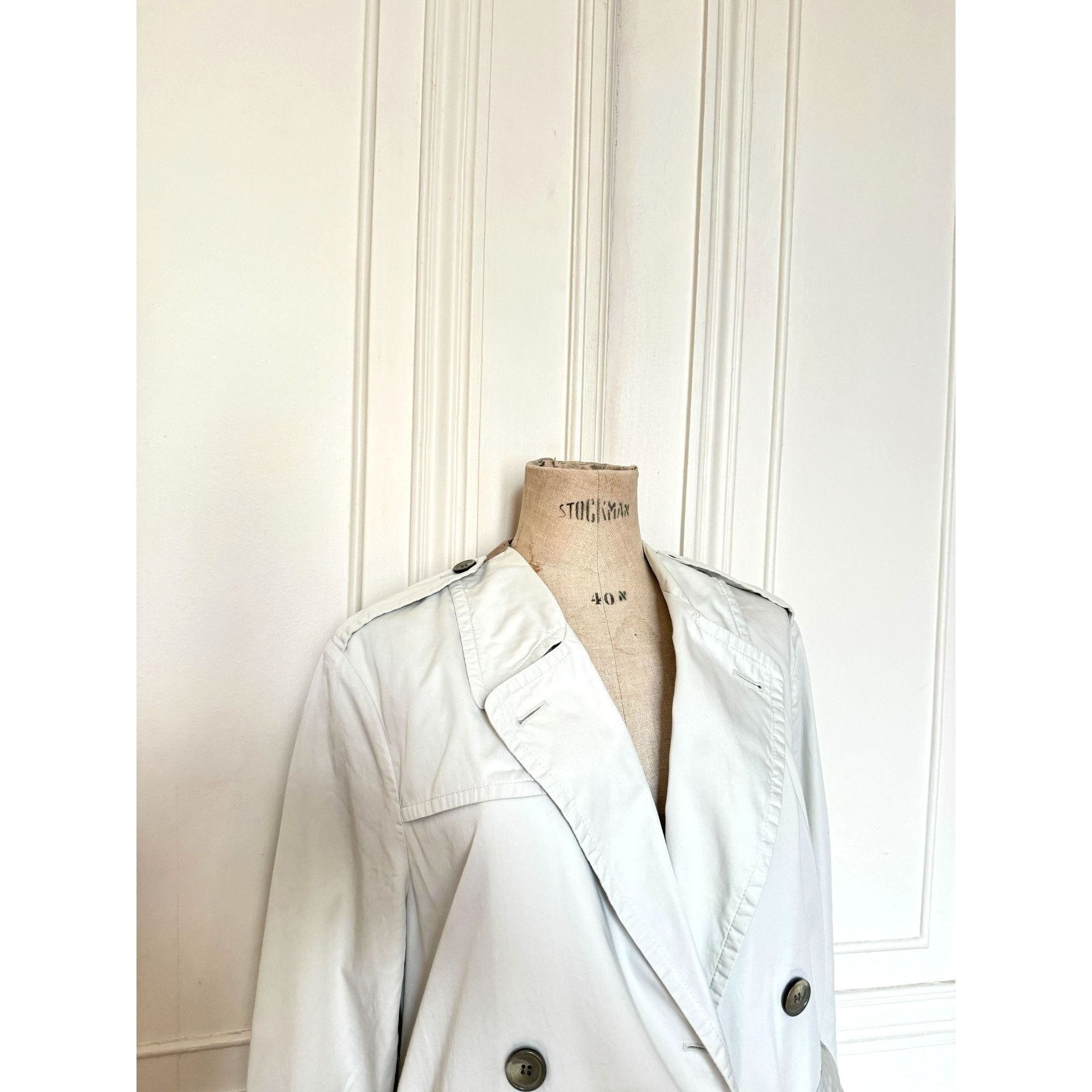 Maison Margiela SS 2002 Fusion Blanc de Meudon Trench Coat Size S / US 4 / IT 40 - 3 Thumbnail