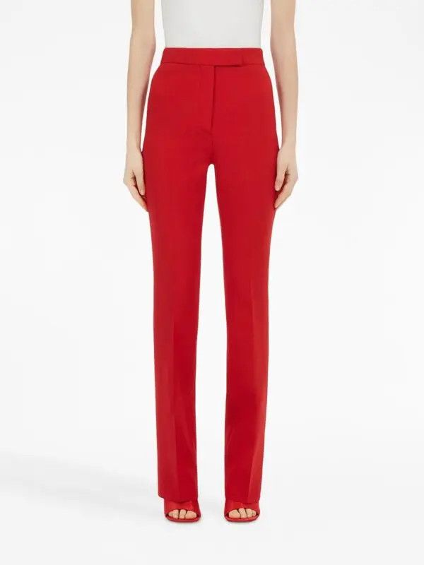 Salvatore Ferragamo o1y0426 Sweatpant in Red Size 27" / US 4 / IT 40 - 2 Thumbnail