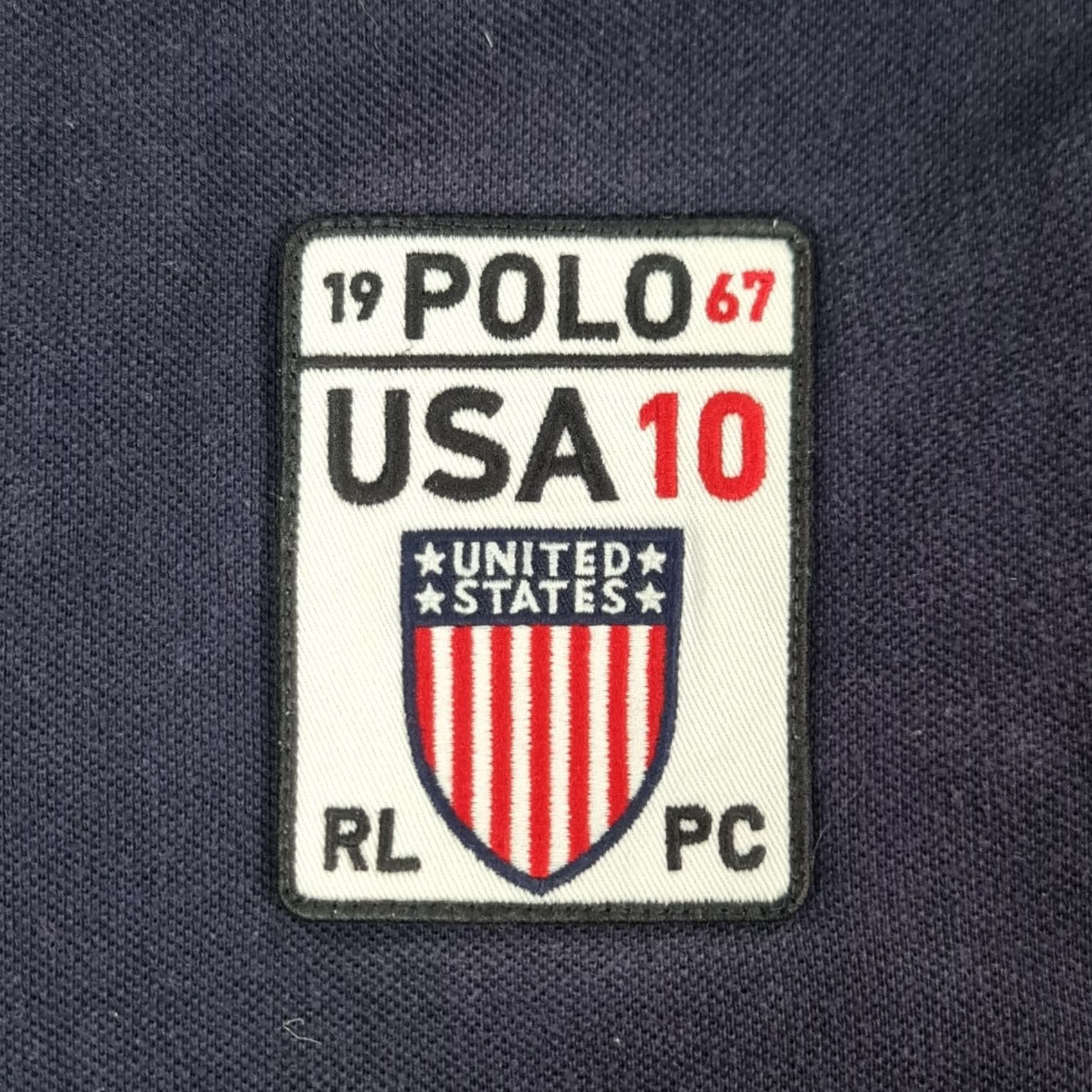 Polo Ralph Lauren Polo Ralph Lauren Mens Polo Shirt Navy Blue Large USA Big Pony Chief Keef Shirt Size US L / EU 52-54 / 3 - 5 Thumbnail