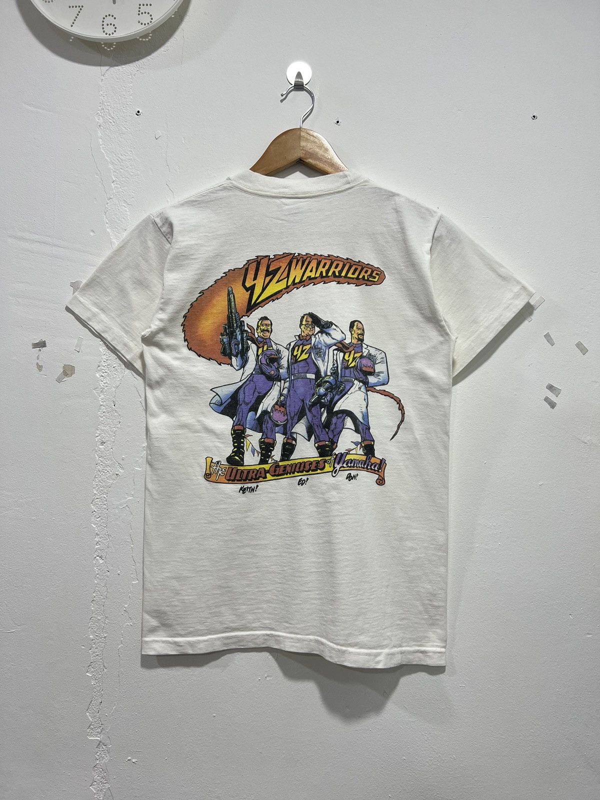 Vintage Vintage 90’s Yz Warriors Comic Promo Tshirt Size US S / EU 44-46 / 1 - 1 Thumbnail