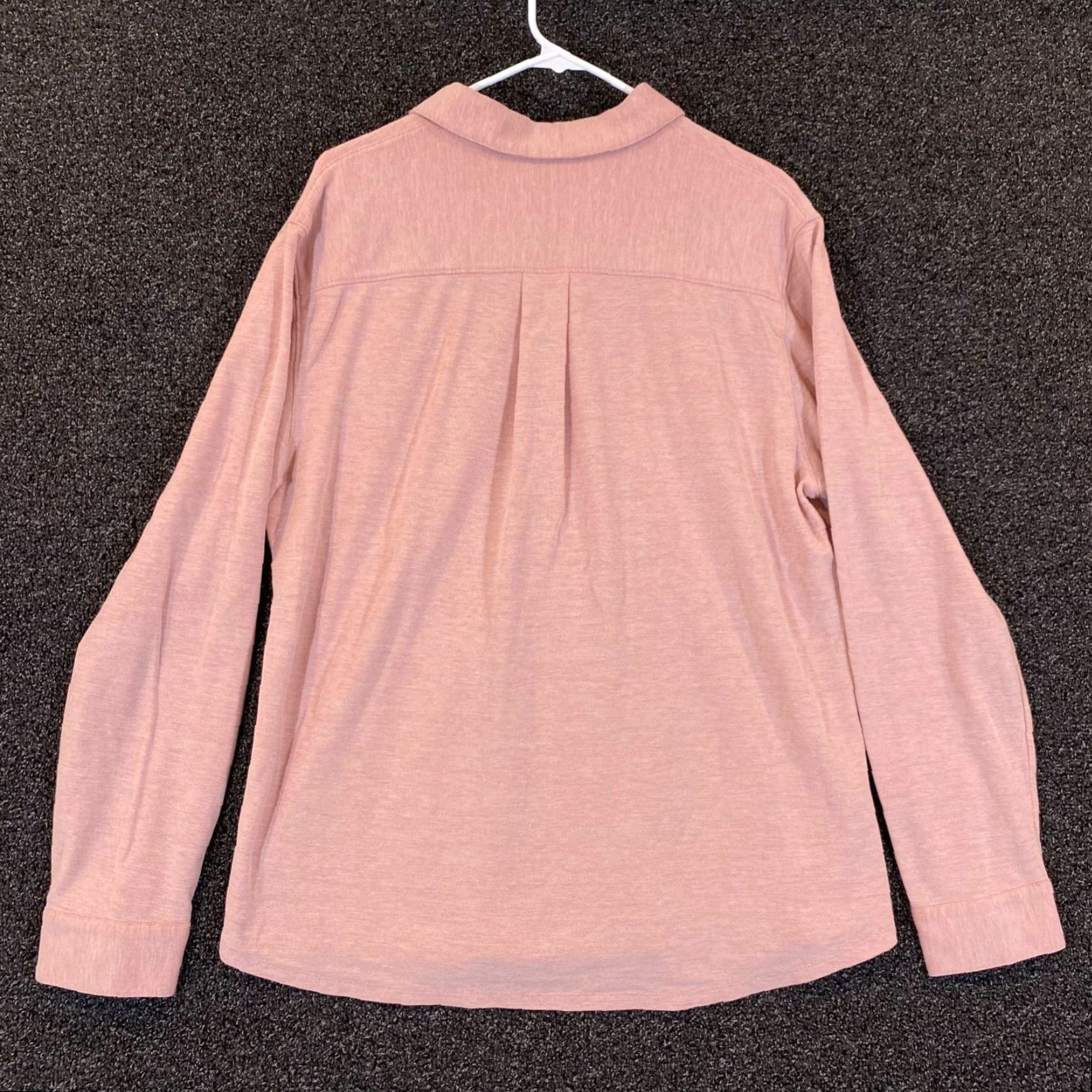 Vince Vince Shirt Mens XL Light Pink Button Up Casual Dress Top Long Sleeve Collared Size US XL / EU 56 / 4 - 7 Thumbnail