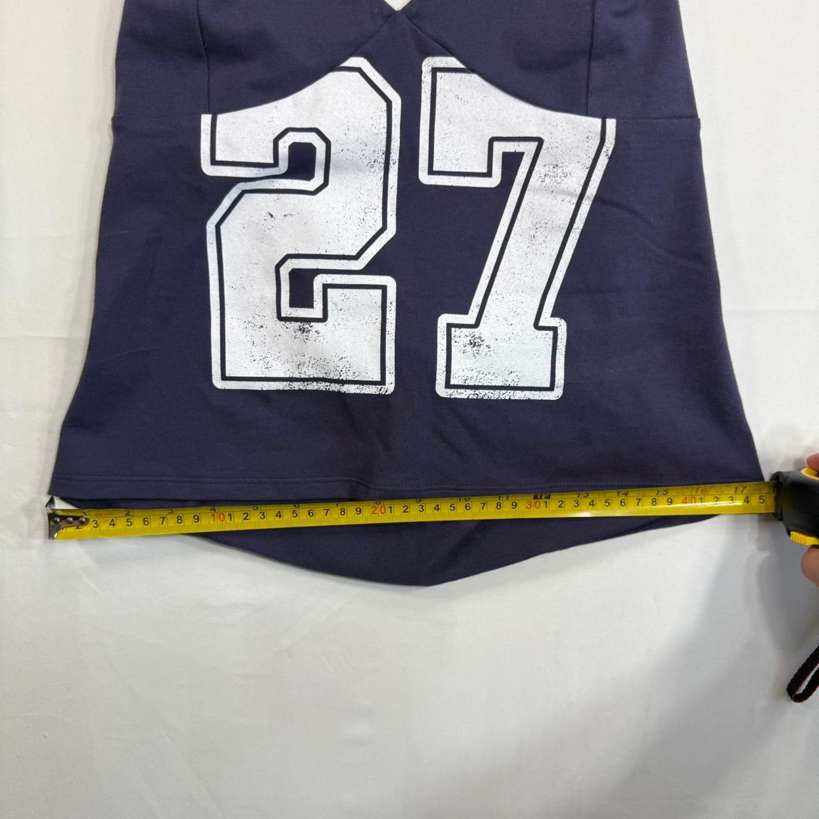 & Other Stories NWT Target Navy blue and white sporty halter top Size L / US 10 / IT 46 - 4 Thumbnail