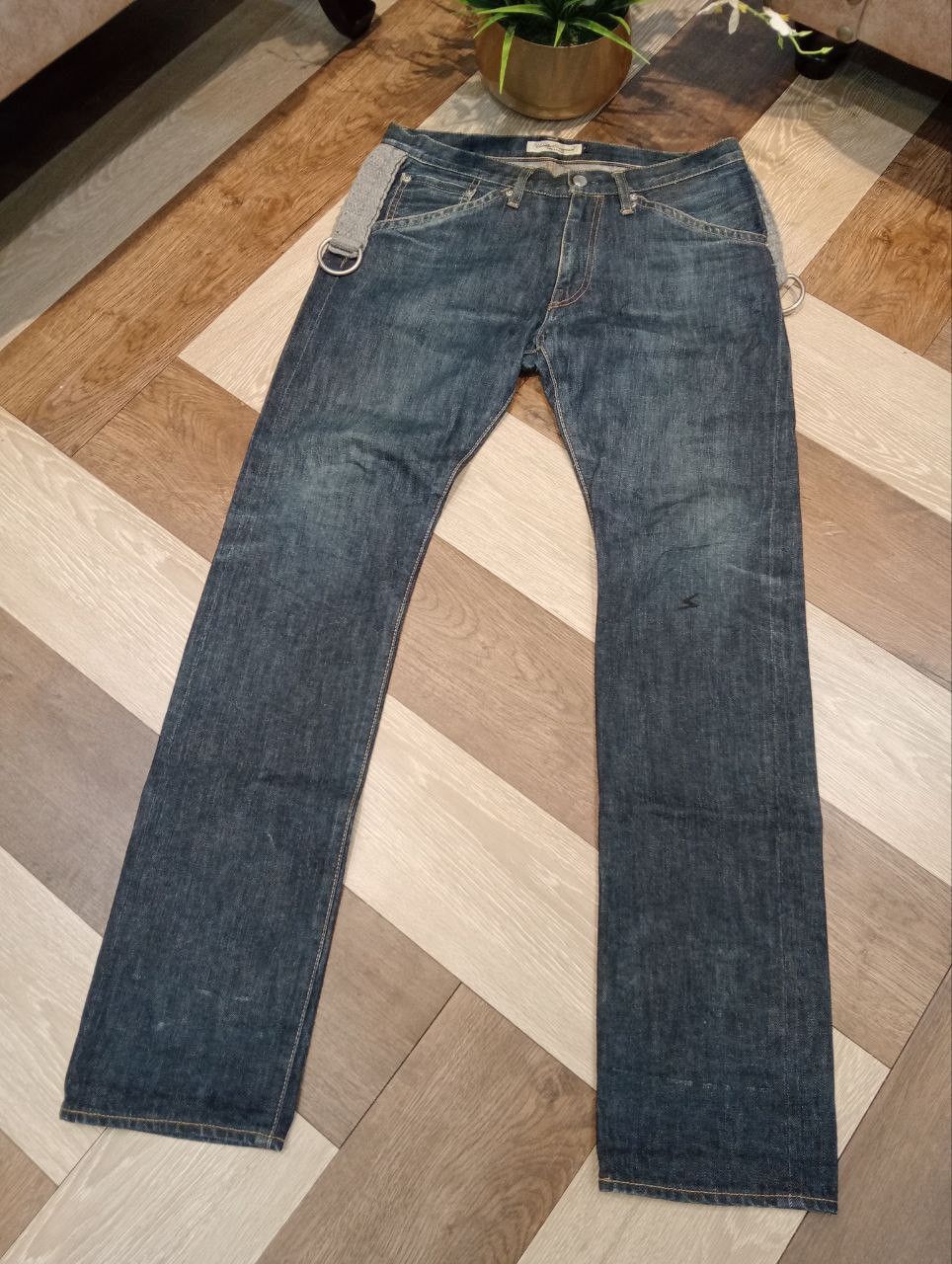 Undercover UNDERCOVERISM FOR REBELS FRINGE SELVEDGE DENIM PANTS Size US 32 / EU 48 - 3 Thumbnail