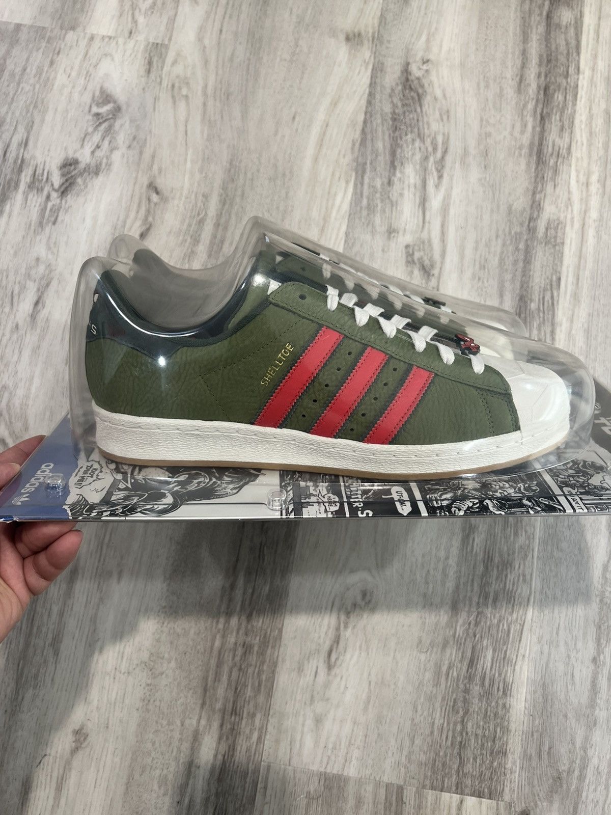 Adidas Adidas SUPERSTAR - Ninja Turtles Size US 12 / EU 45 - 2 Thumbnail