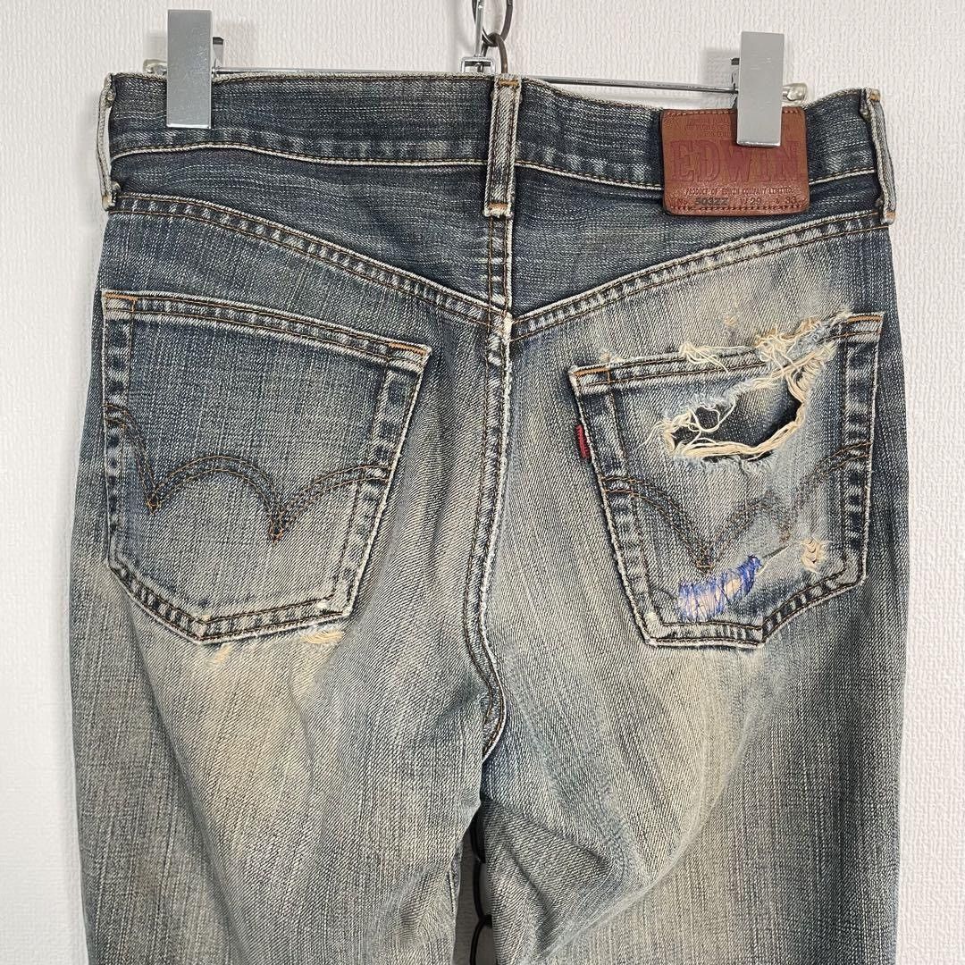 Edwin Vintage Edwin Japanese Denim +Perfect Fade +Perfect Distress Size US 29 - 7 Thumbnail