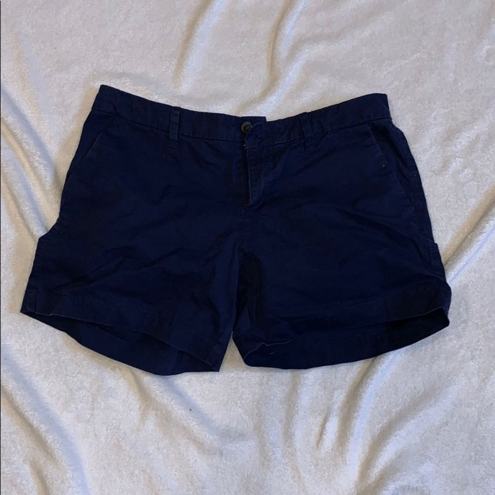 Old Navy Old Navy Navy Blue Chino Shorts | Sz 4 Size 27" / US 4 / IT 40 - 2 Thumbnail