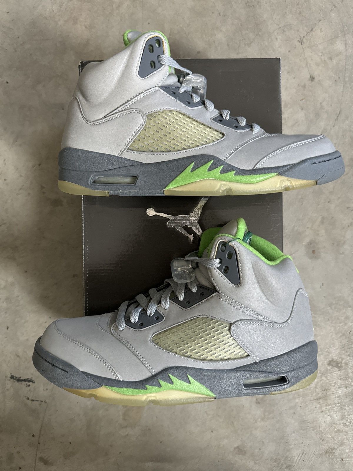 Jordan Brand (Deadstock) Retro (2006 Release) Jordan 5 Green Bean Size US 9.5 / EU 42-43 - 5 Thumbnail