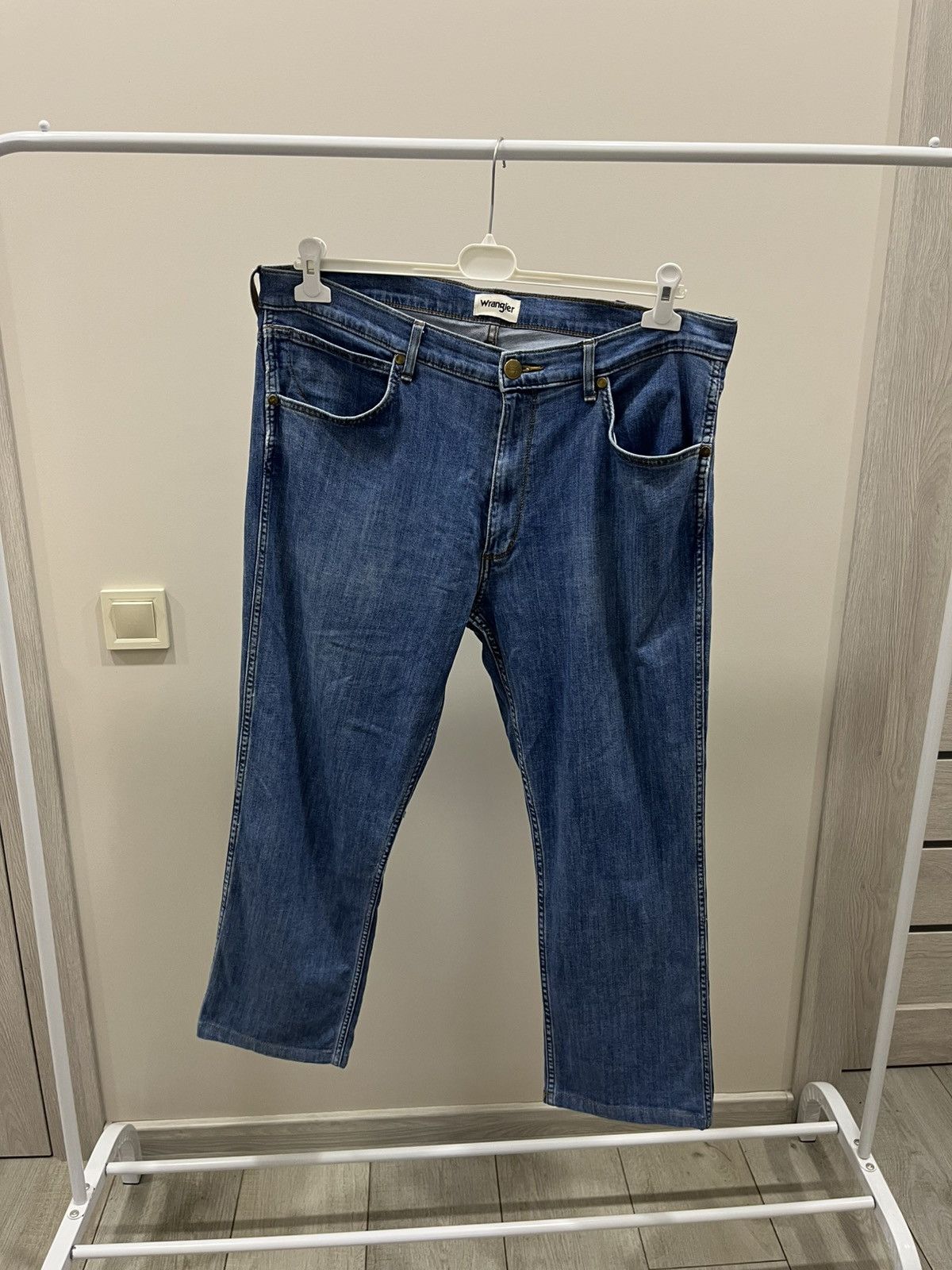 Wrangler Vintage Wrangler Greensboro Mud Wash Distressed Loose Jeans Size US 32 / EU 48 - 2 Thumbnail