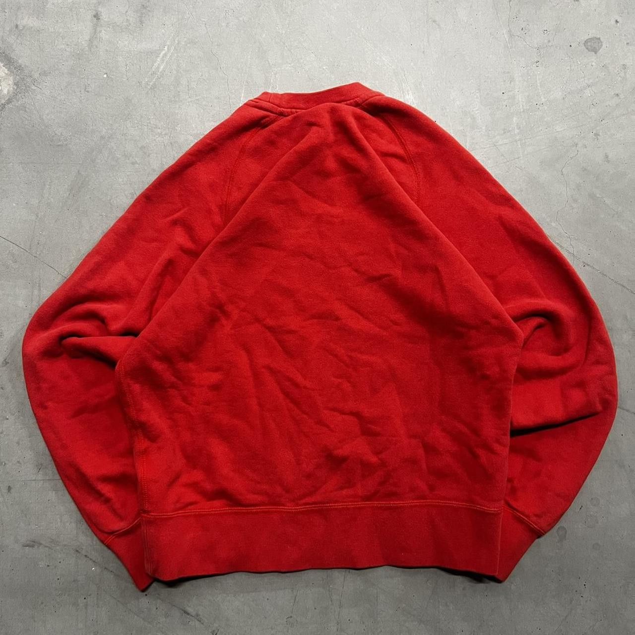 Nike × Vintage Vintage Y2K Nike Red SweatShirt Red Tag Essential Hoodie! Size US M / EU 48-50 / 2 - 3 Thumbnail