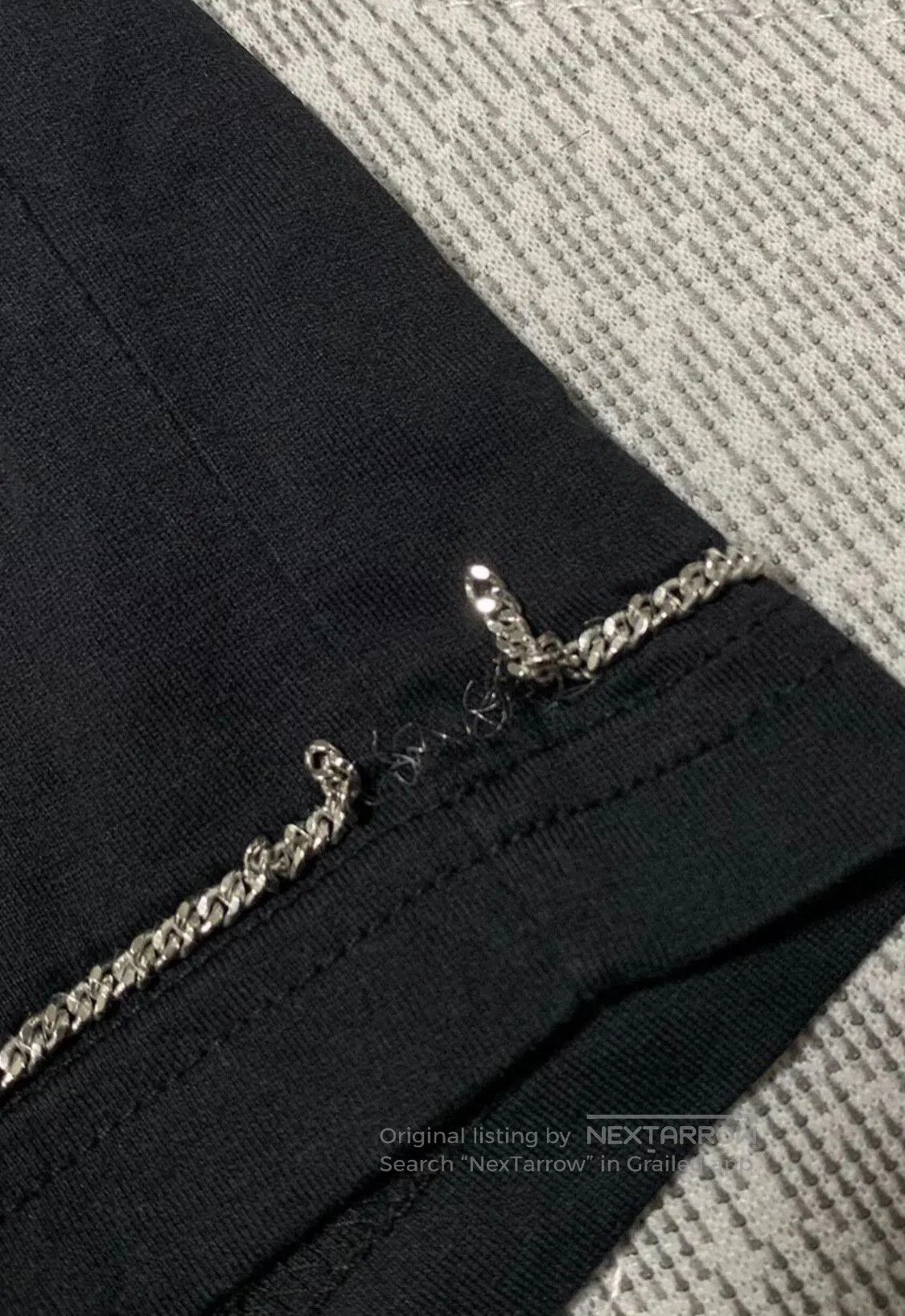 Givenchy Givenchy Silver Chain Short Sleeve Top. Size XS / US 0-2 / IT 36-38 - 8 Thumbnail