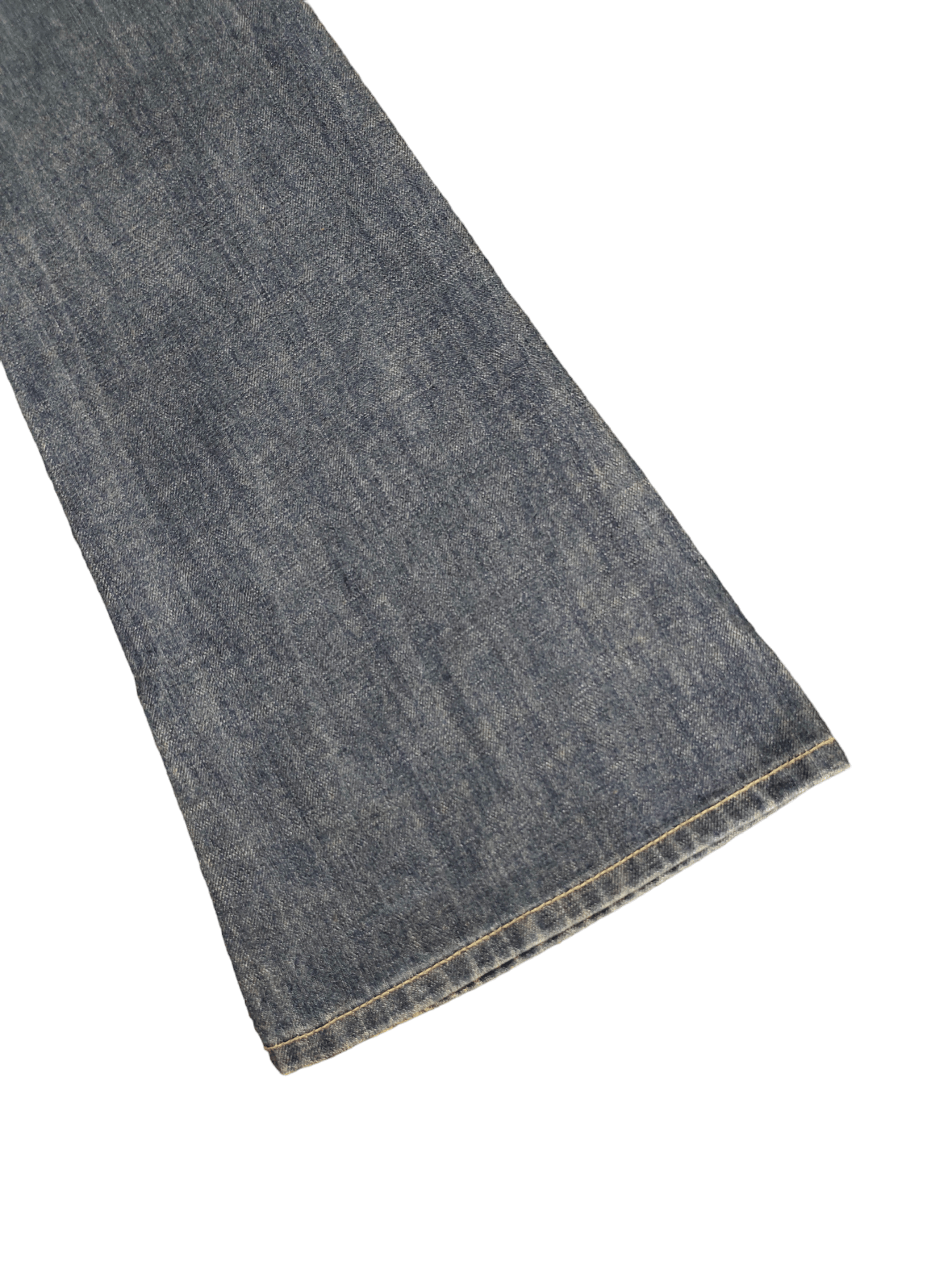 If Six Was Nine Flare Jeans Fishbone Faded Boot Cut Bell Bottom Size US 28 / EU 44 - 18 Thumbnail