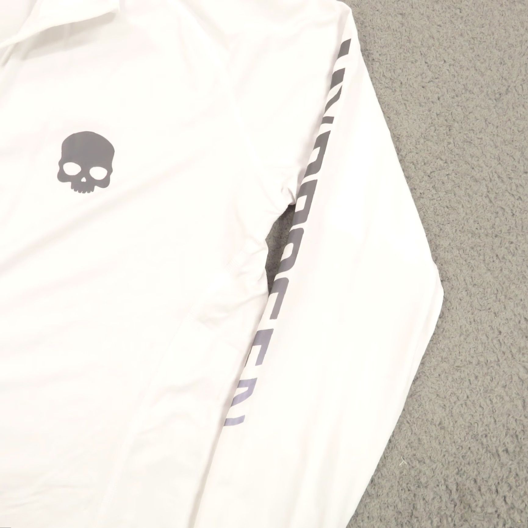 HYDROGEN Hydrogen Tennis Top Women XL White Full Zip Up Compresion Long Sleeve Shirt Golf Size XL / US 12-14 / IT 48-50 - 2 Thumbnail