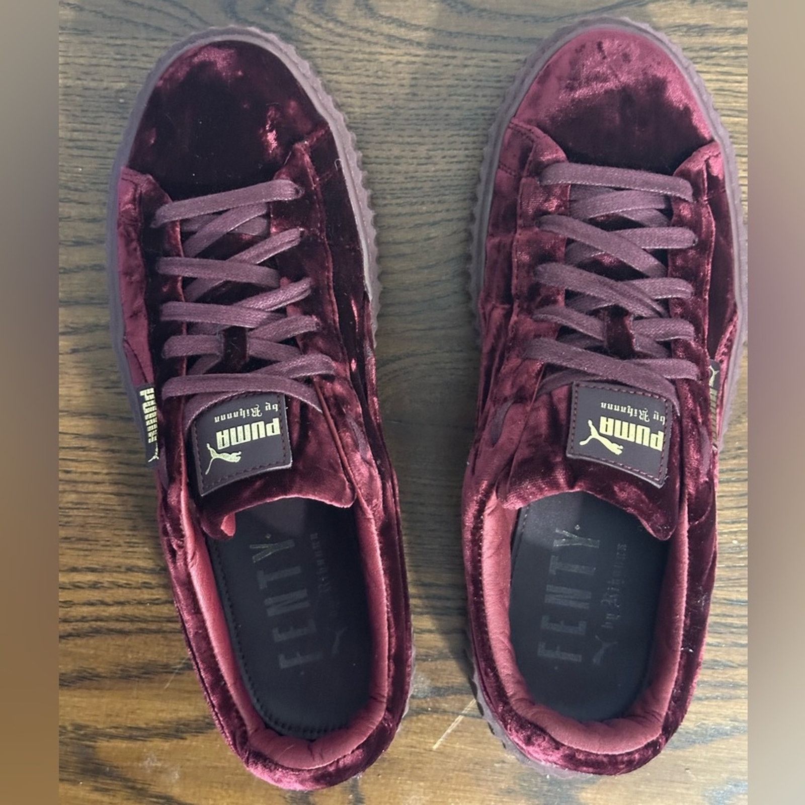 Puma Fenty Puma x Rihanna FW16 Velvet Creepers Royal Purple US 10 Size US 10 / IT 40 - 14 Thumbnail