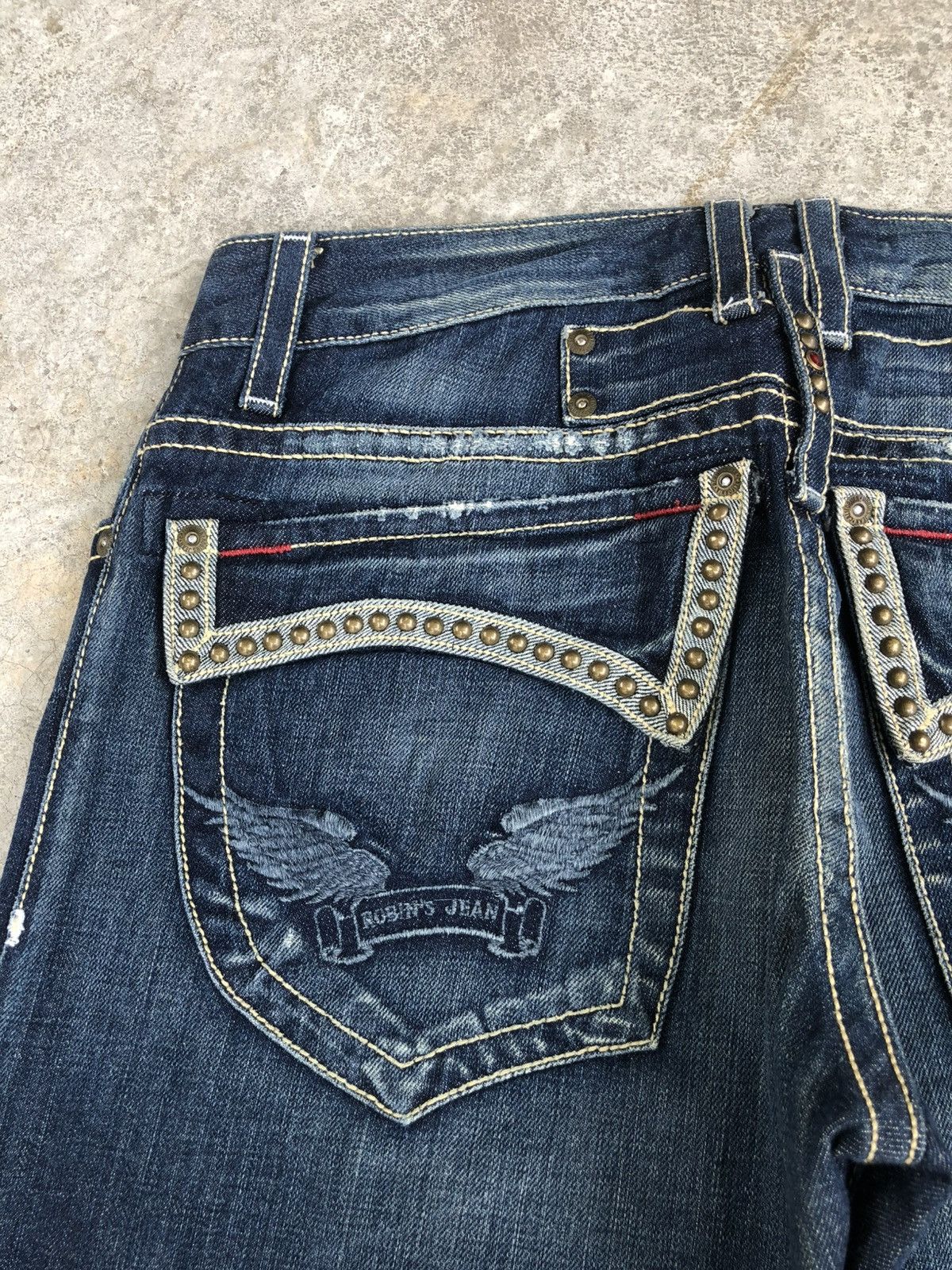 Robins Jeans Robins Jeans Flared Jeans Distressed Jeans Size US 31 - 16 Thumbnail