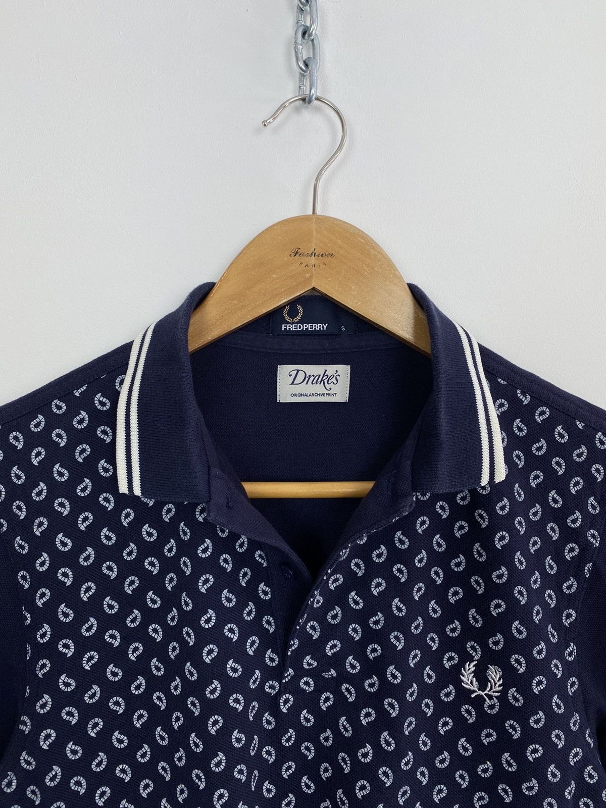 Fred Perry Fred Perry Short Sleeve Polo Shirt Drake’s Paisley Size S Size US S / EU 44-46 / 1 - 3 Thumbnail