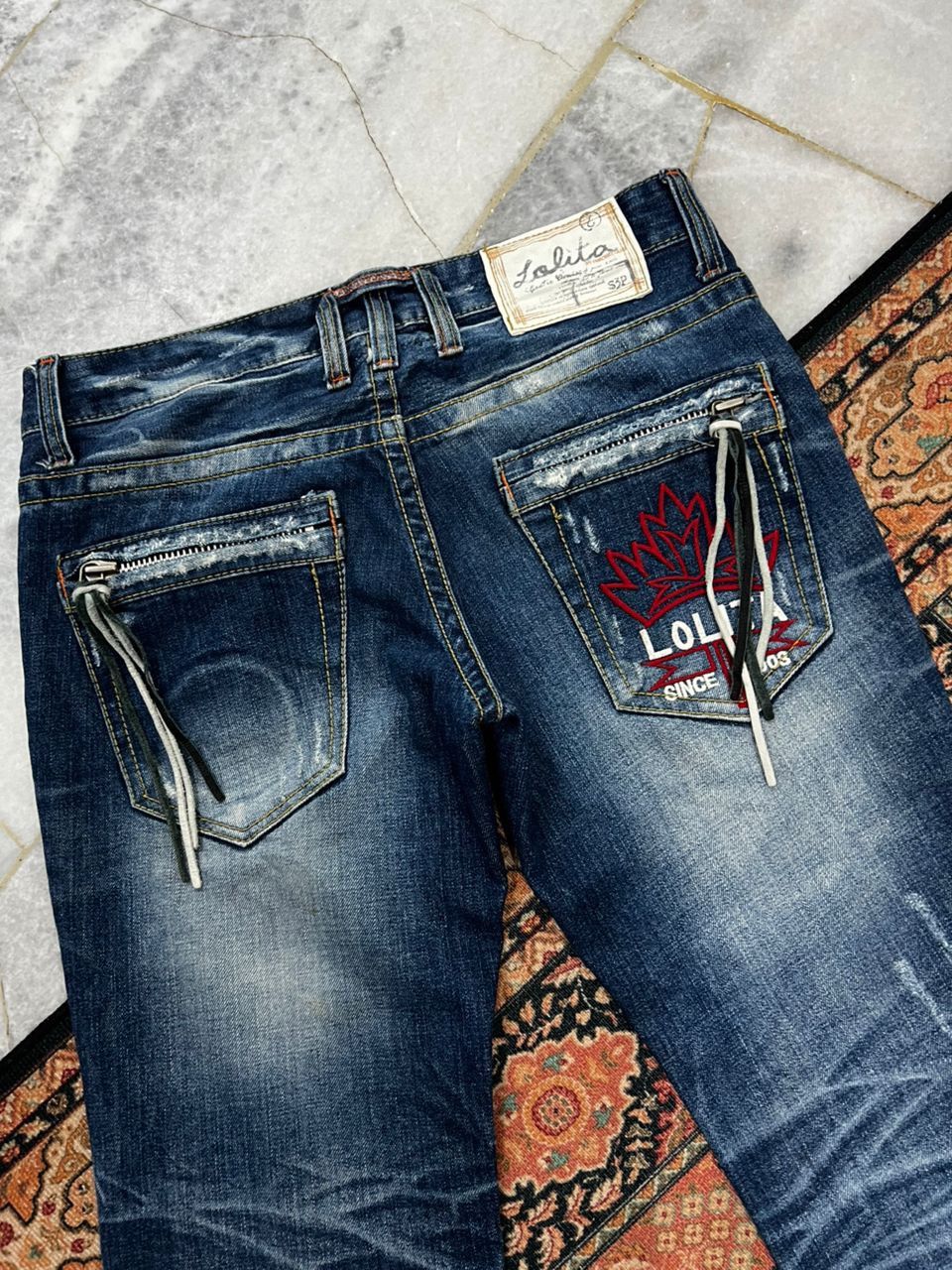If Six Was Nine × Japanese Brand Rare 🔥 Yoshitomo Nara x Lolita Jeans Size US 35 - 5 Thumbnail