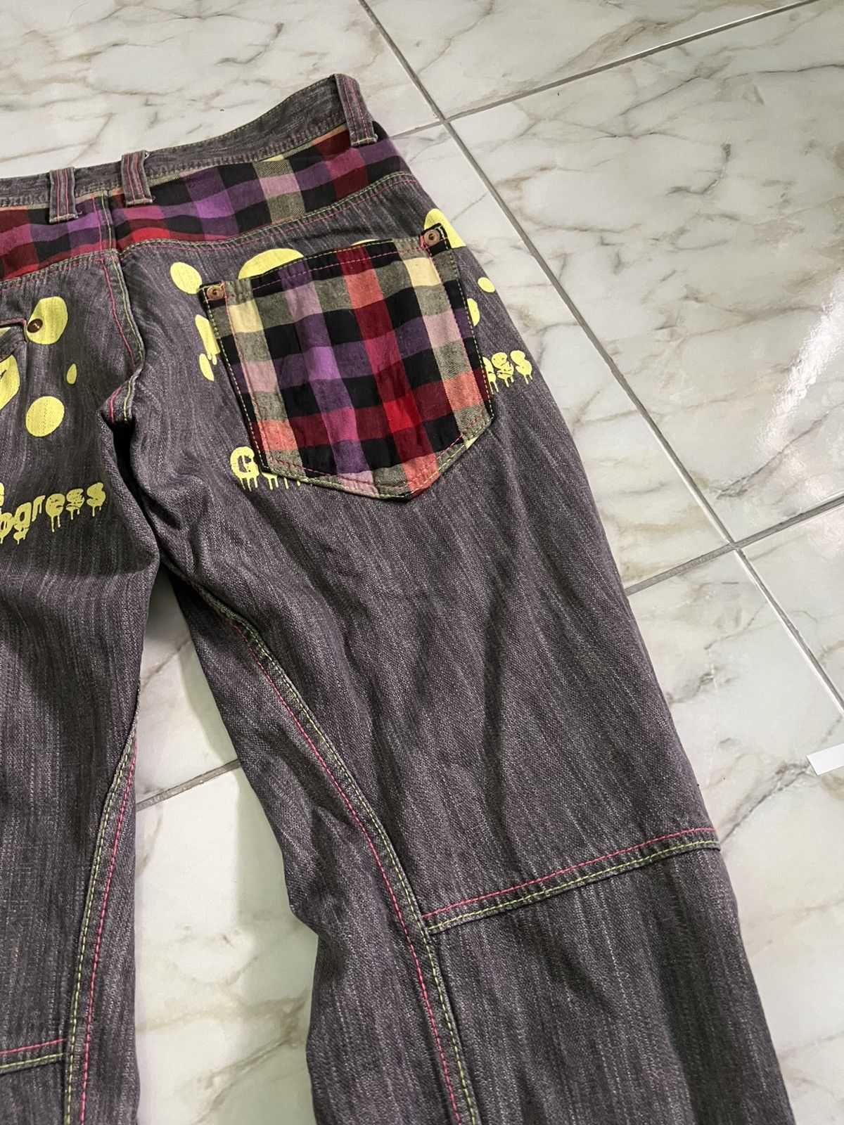 Hysteric Glamour × If Six Was Nine × Japanese Brand 💥Baggy💥Vintage 90’s Style Dominate Handcrafted Jean Size US 33 - 10 Thumbnail