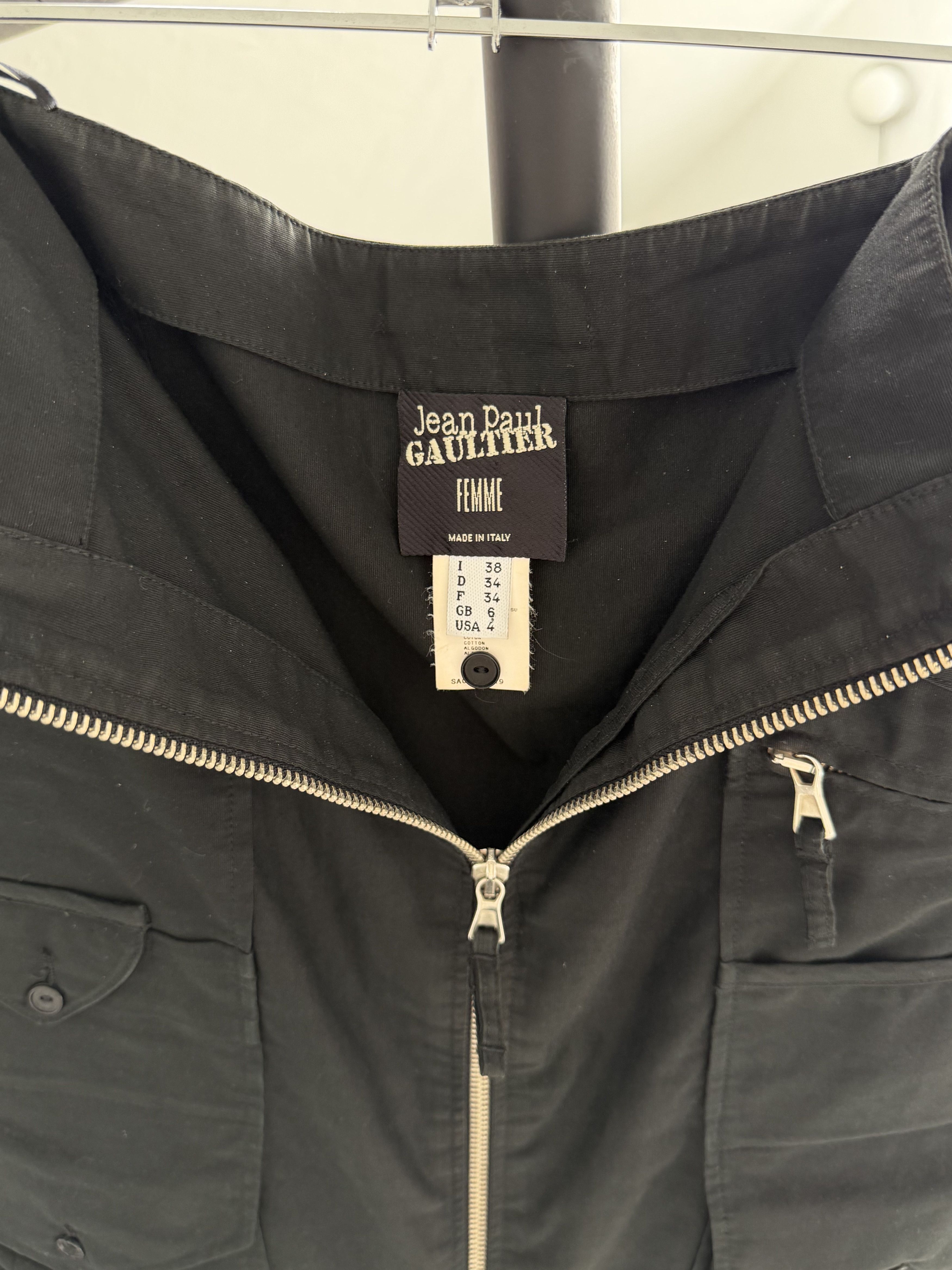 Jean Paul Gaultier Jean-Paul Gaultier Women's Black Skirt Size 26" / US 2 / IT 38 - 3 Thumbnail