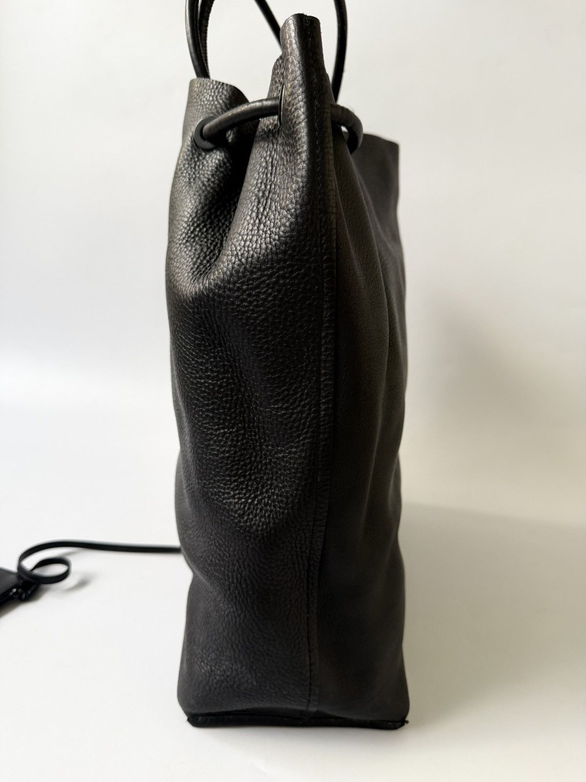 Gucci Gucci Reversible Black Leather Tote Bag Size ONE SIZE - 4 Thumbnail