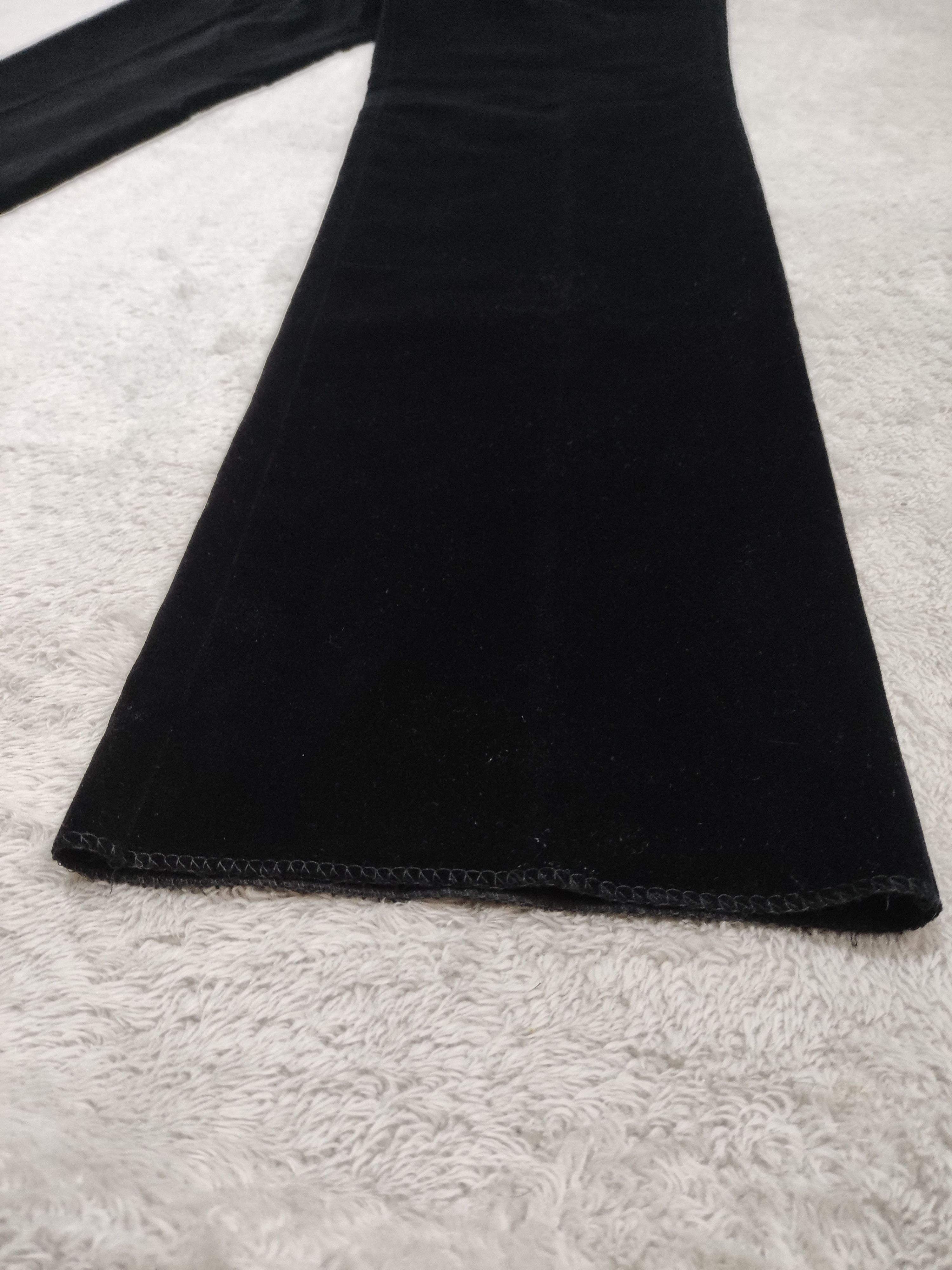 agnes b. Vintage NWT agnès b. homme Paris Black Velvet -France Made Size US 29 - 5 Thumbnail