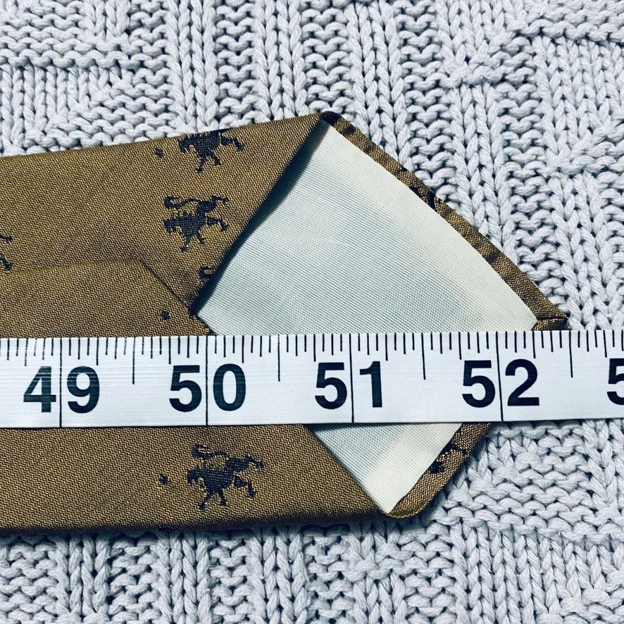 Vintage Vintage Ohrbach's silk golden lion tie Size ONE SIZE - 4 Thumbnail