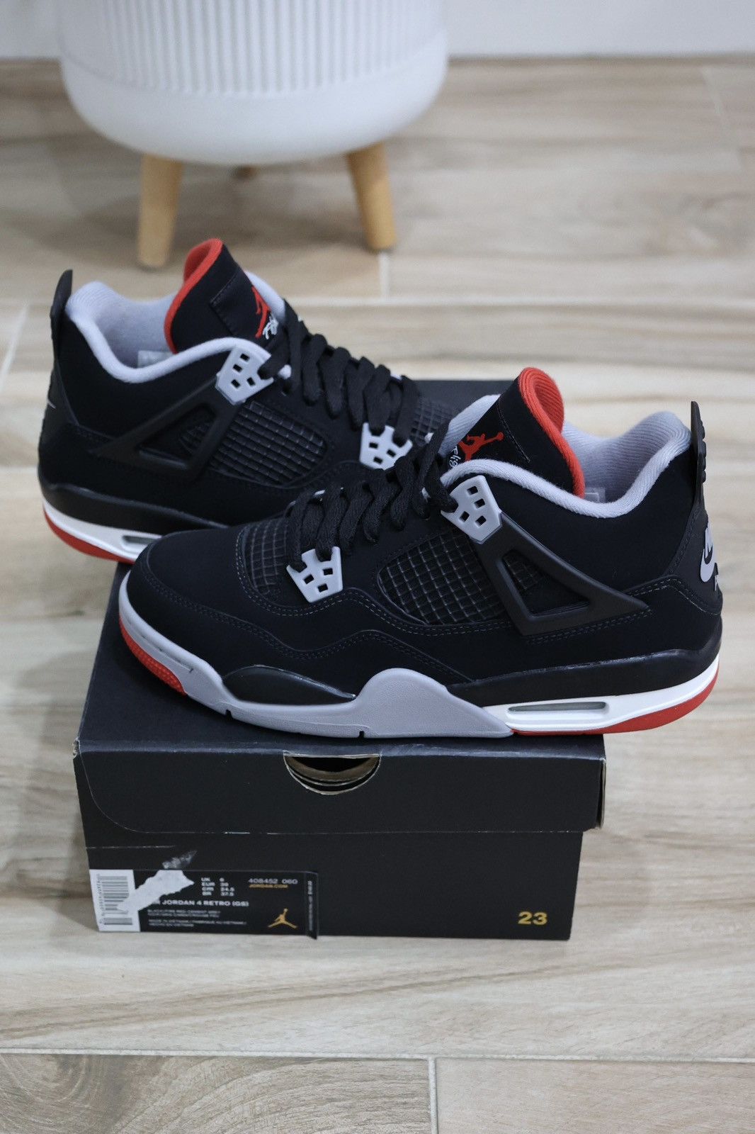 JORDAN 4 BRED OG GS 2019