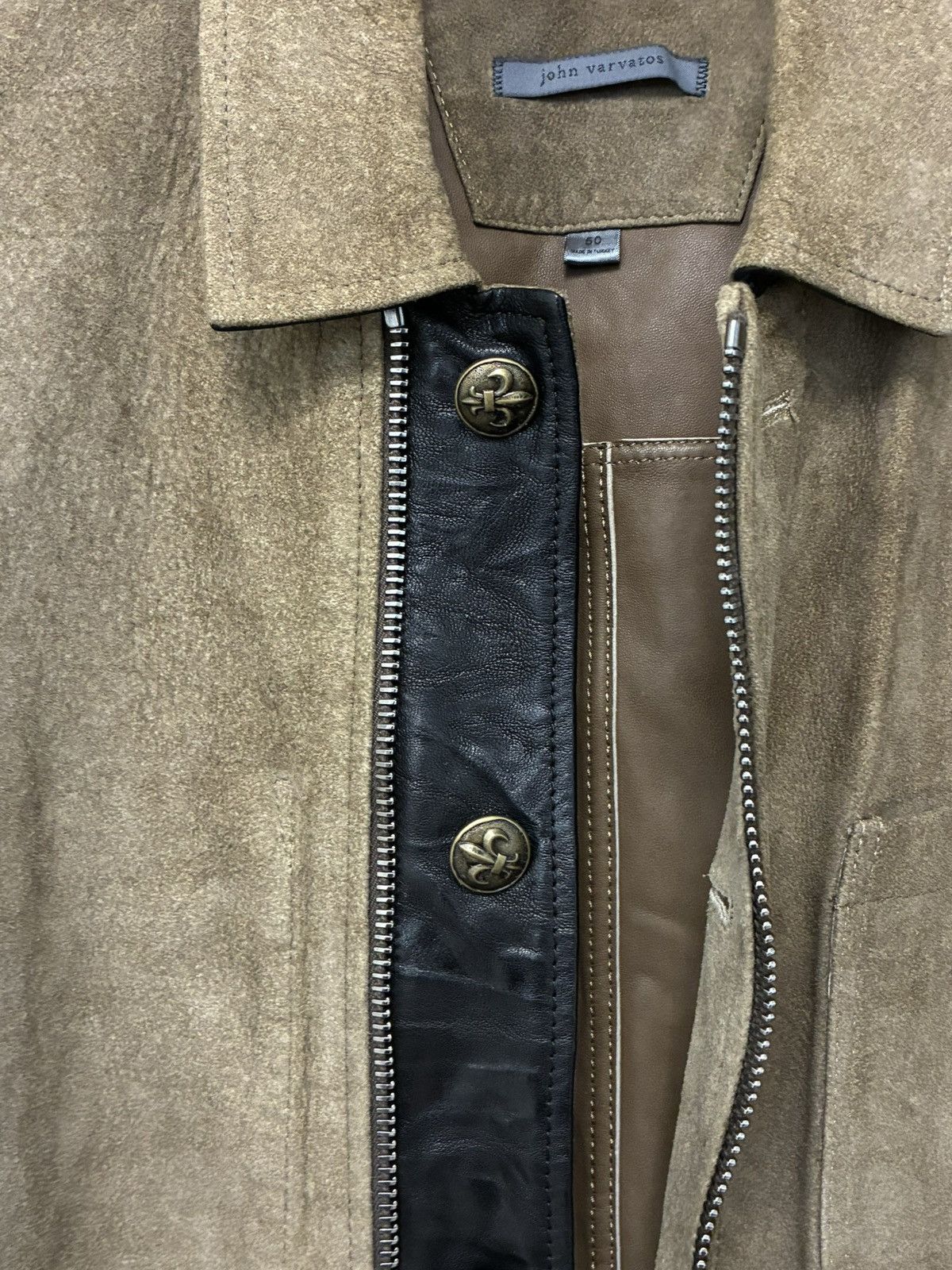 John Varvatos Workwear Suede Jacket EU 50 USA 40 Size US M / EU 48-50 / 2 - 10 Thumbnail