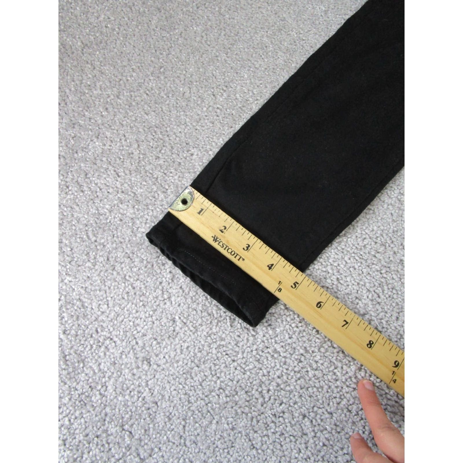 Paige Paige Jeans Womens 25 Black Denim Hoxton Ultra Skinny Size 42" / US 20 - 5 Thumbnail