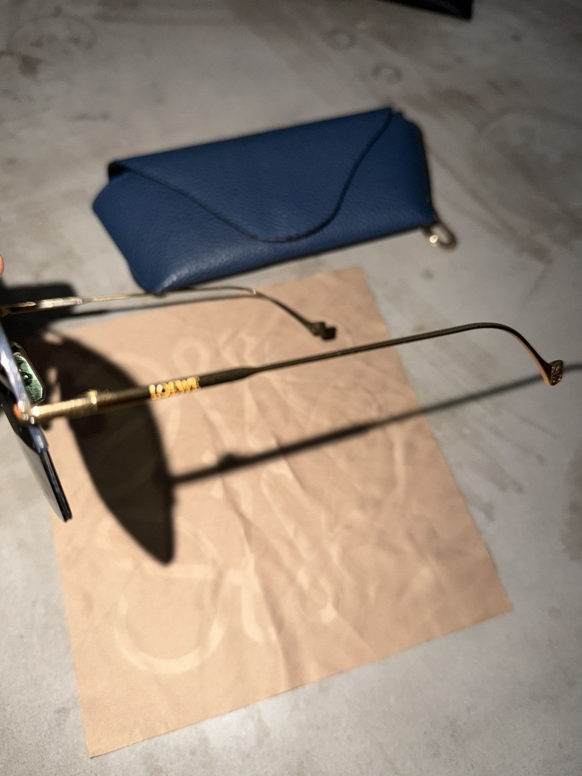 Loewe LW40024U Knot Aviator sunglasses Size ONE SIZE - 6 Thumbnail