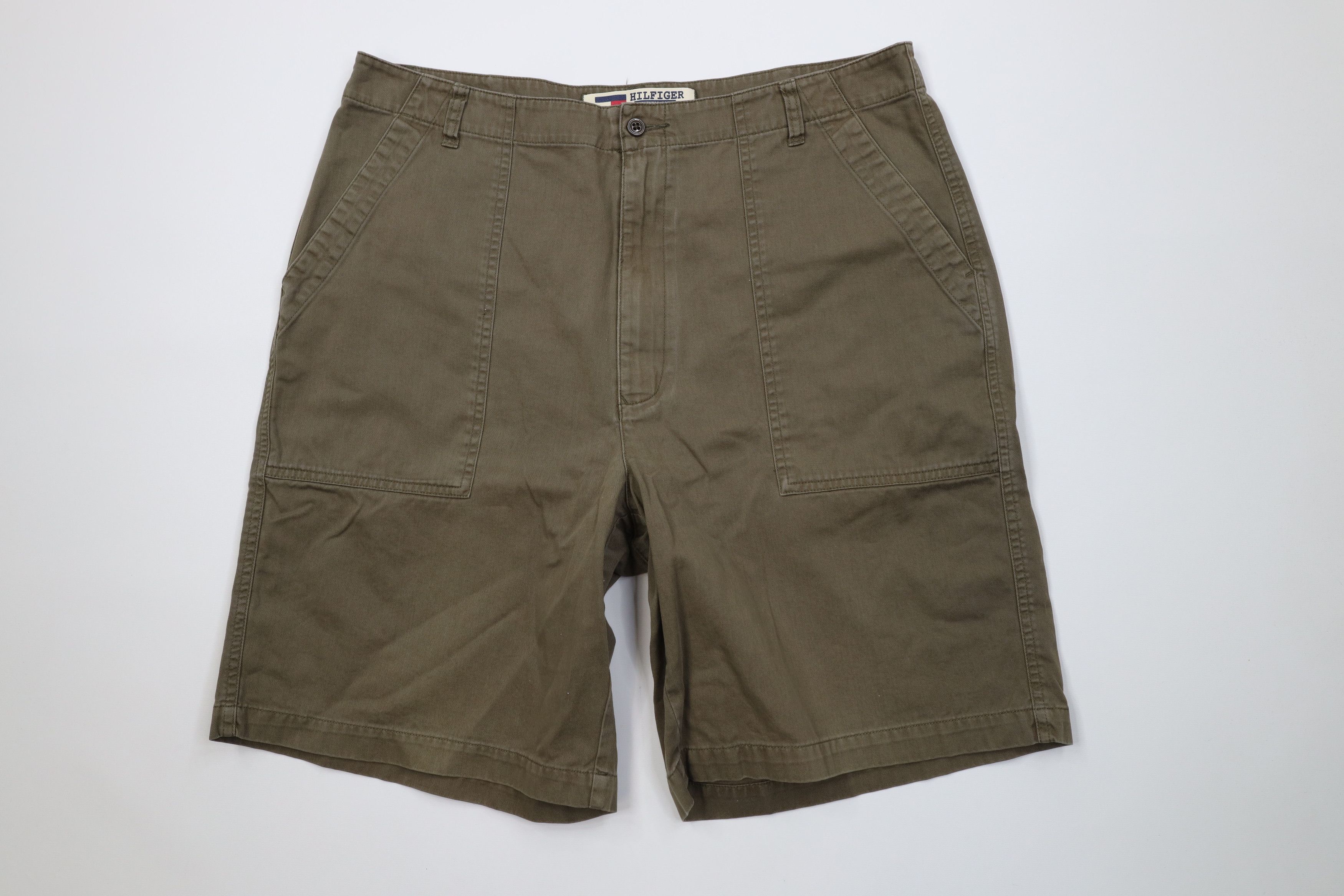 Tommy Hilfiger Vintage 90s Tommy Hilfiger Military Surplus Utility Shorts Size US 36 / EU 52 - 1 Thumbnail