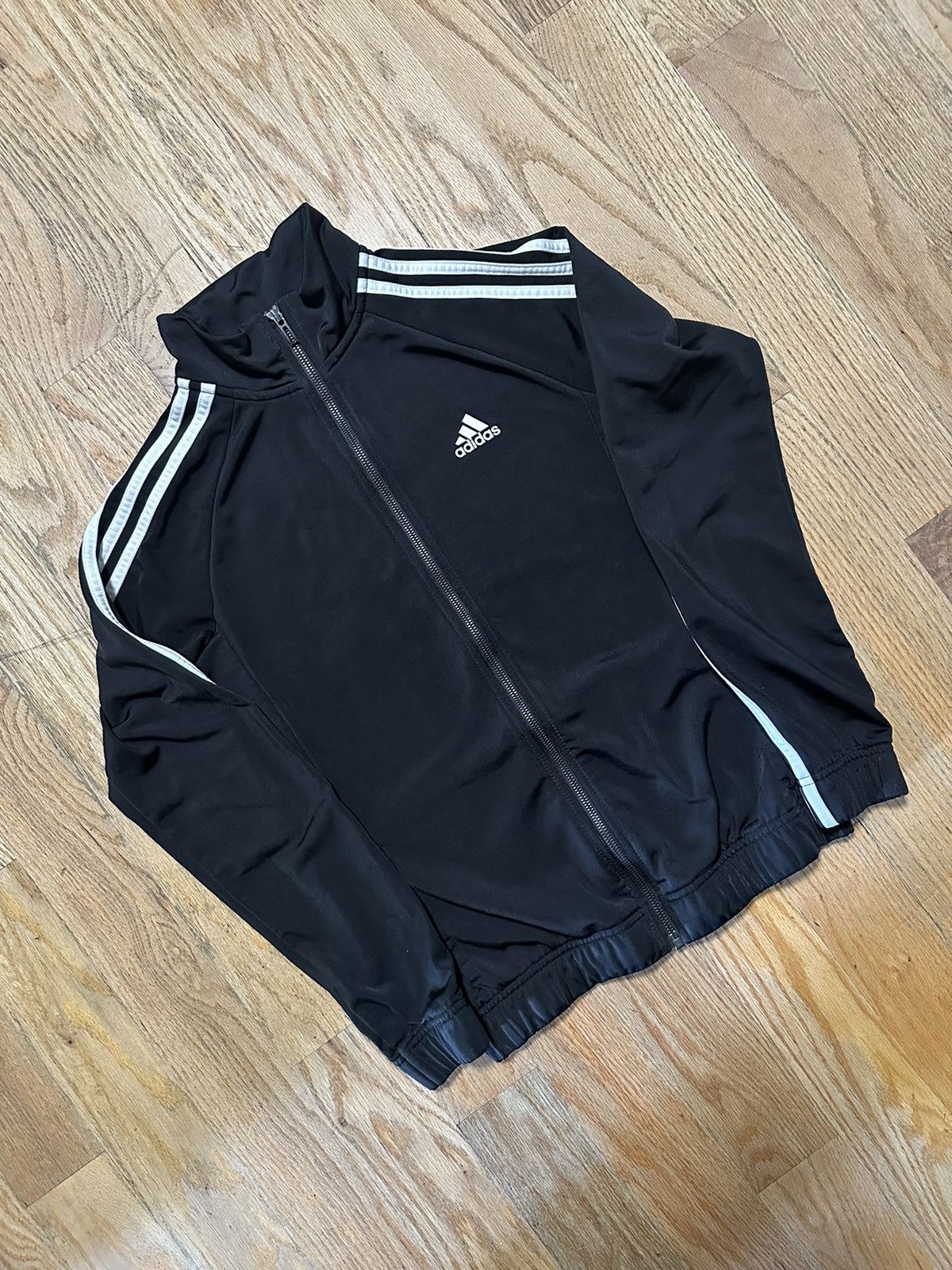 Adidas Black Adidas vintage track jacket Size S / US 4 / IT 40 - 2 Thumbnail