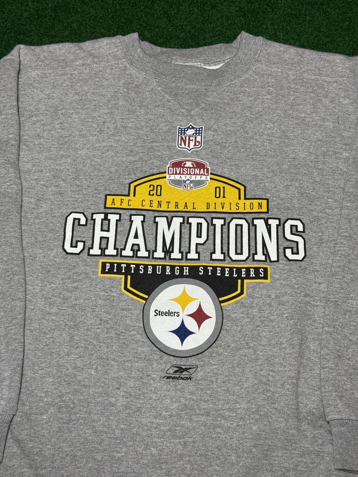 NFL × Reebok × Vintage Vintage Y2K Pittsburgh Steelers Reebok Champions Sweatshirt Size US L / EU 52-54 / 3 - 2 Thumbnail
