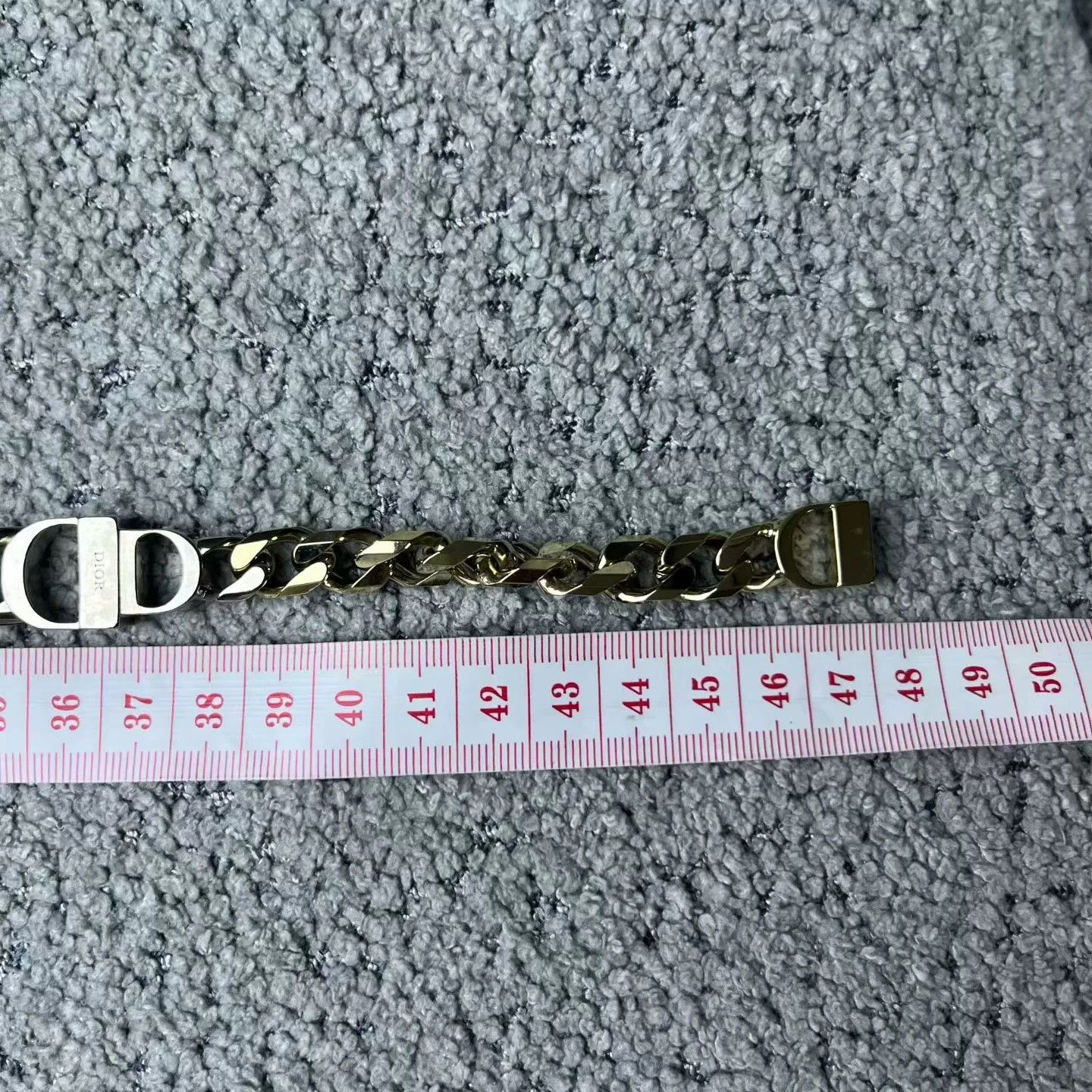 Dior Dior Gold Silver Plated Brass Necklace Size ONE SIZE - 4 Thumbnail