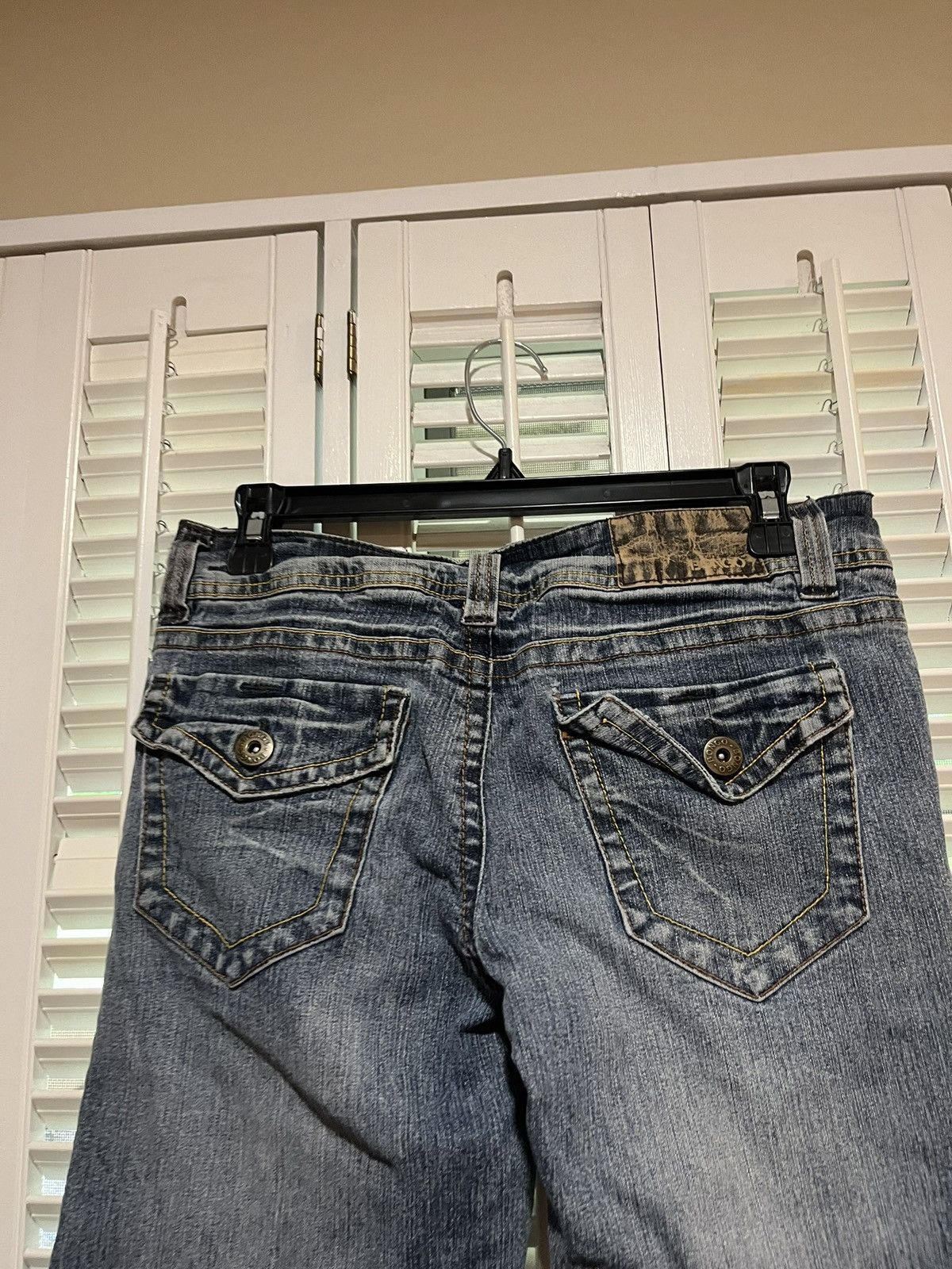 Vintage Y2K BONGO Bellbottom Club Jeans / 11 Size 32" / US 10 / IT 46 - 2 Thumbnail