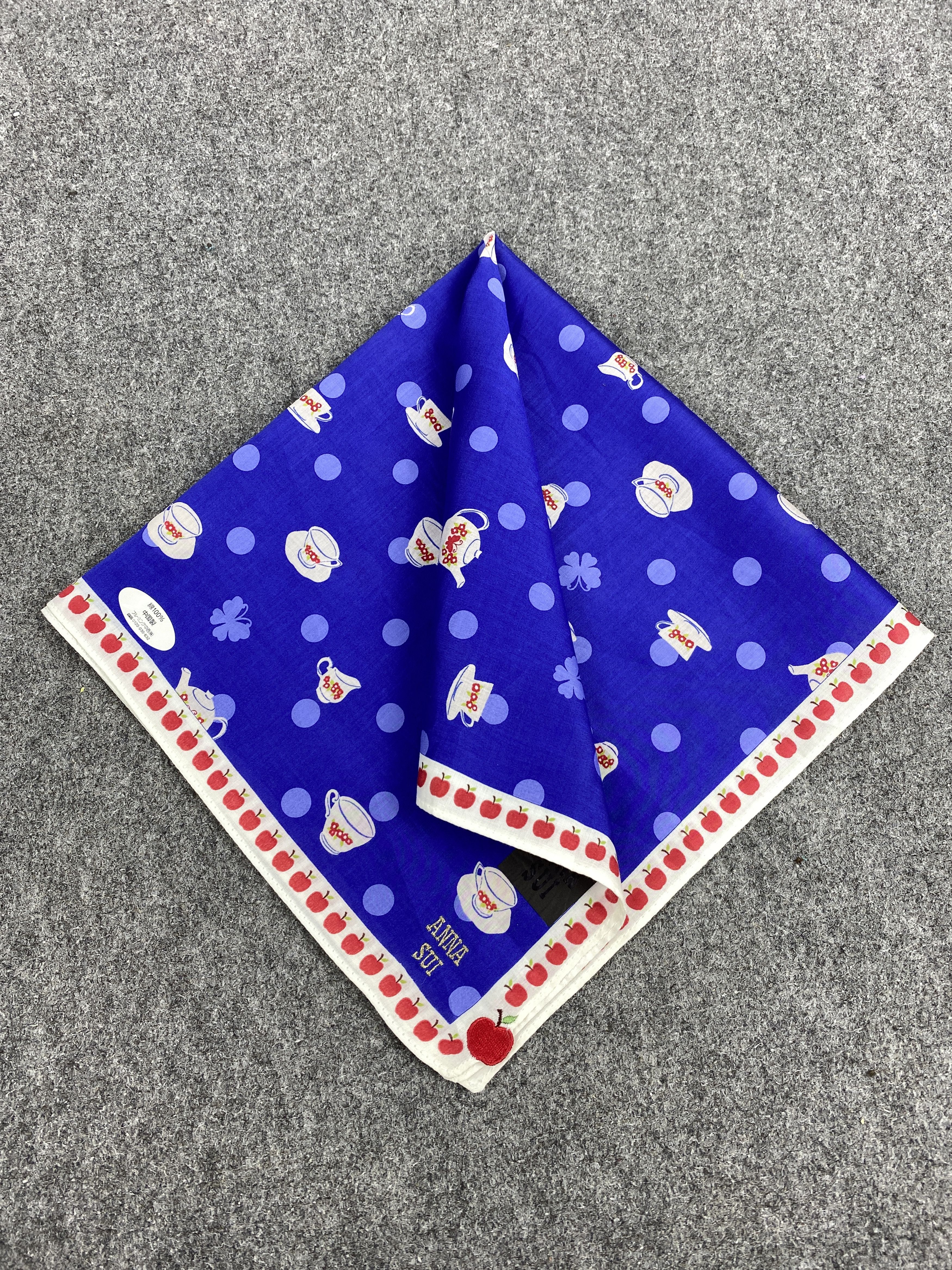 Other Vintage Anna Sui Handkerchief / Neckerchief KT0355 Size ONE SIZE - 3 Thumbnail