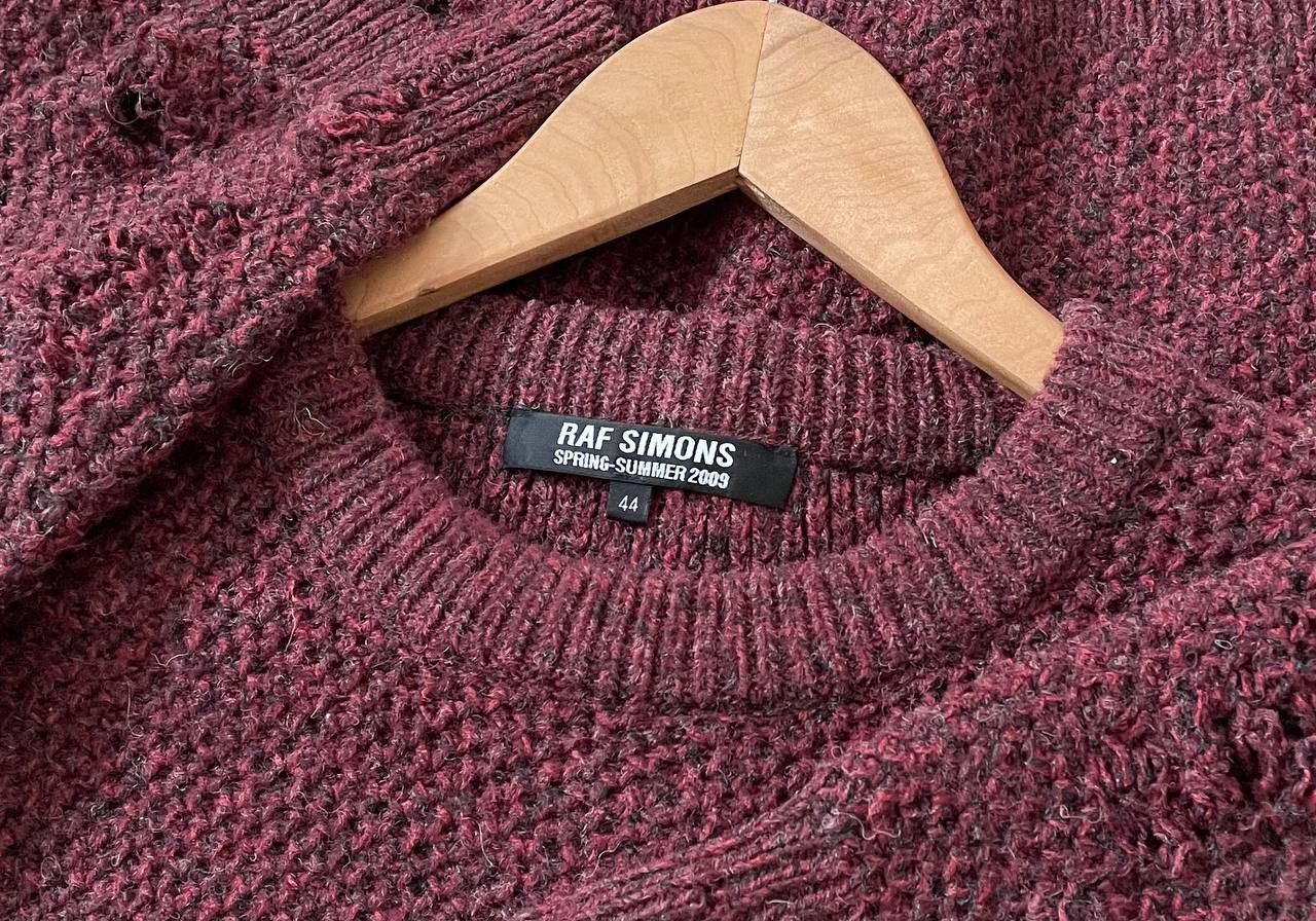 Raf Simons Archive Raf Simons SS09 sweater distressed avantgarde Size US L / EU 52-54 / 3 - 4 Thumbnail