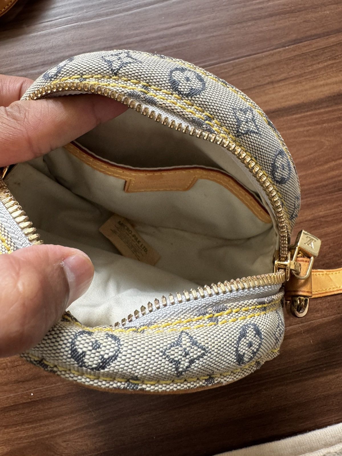 Louis Vuitton Louis Vuitton Blue Monogram Mini Lin Jeanne PM shoulder bag Size ONE SIZE - 7 Thumbnail