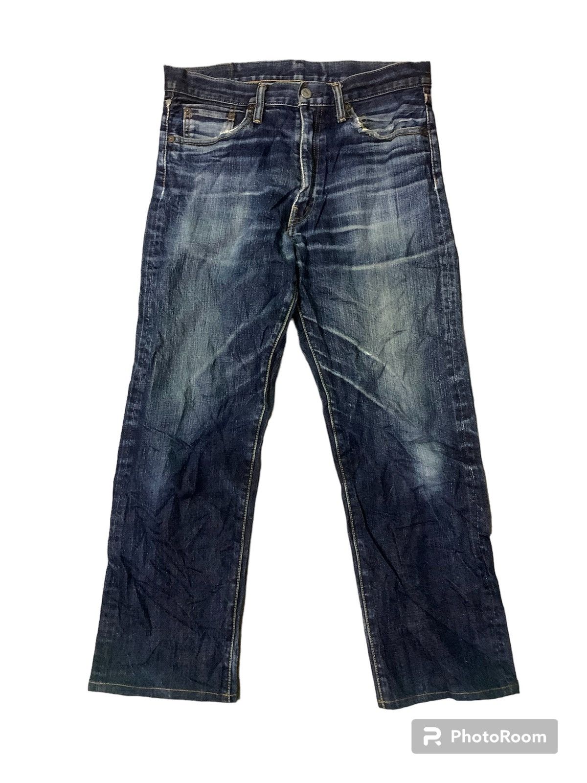 image of Burgus Plus Flare Denim Jeans in Day Blue, Men's (Size 33)