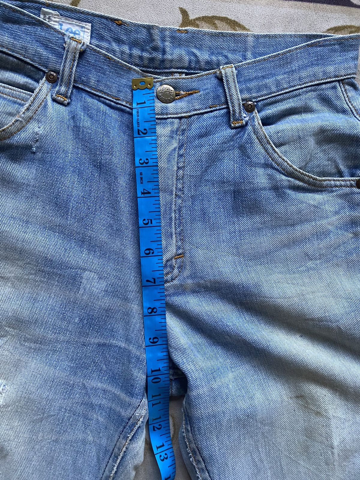 If Six Was Nine 🔥FLARE🔥Vintage Lee Riders Flare Distressed Denim Size US 27 - 20 Thumbnail