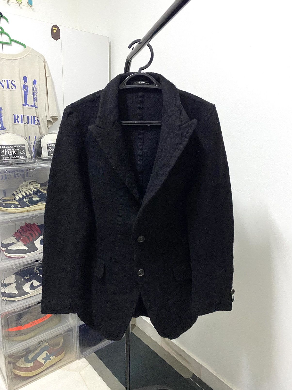 Yohji Yamamoto Yohji Yamamoto wool Jacket Coat Size US M / EU 48-50 / 2 - 1 Thumbnail