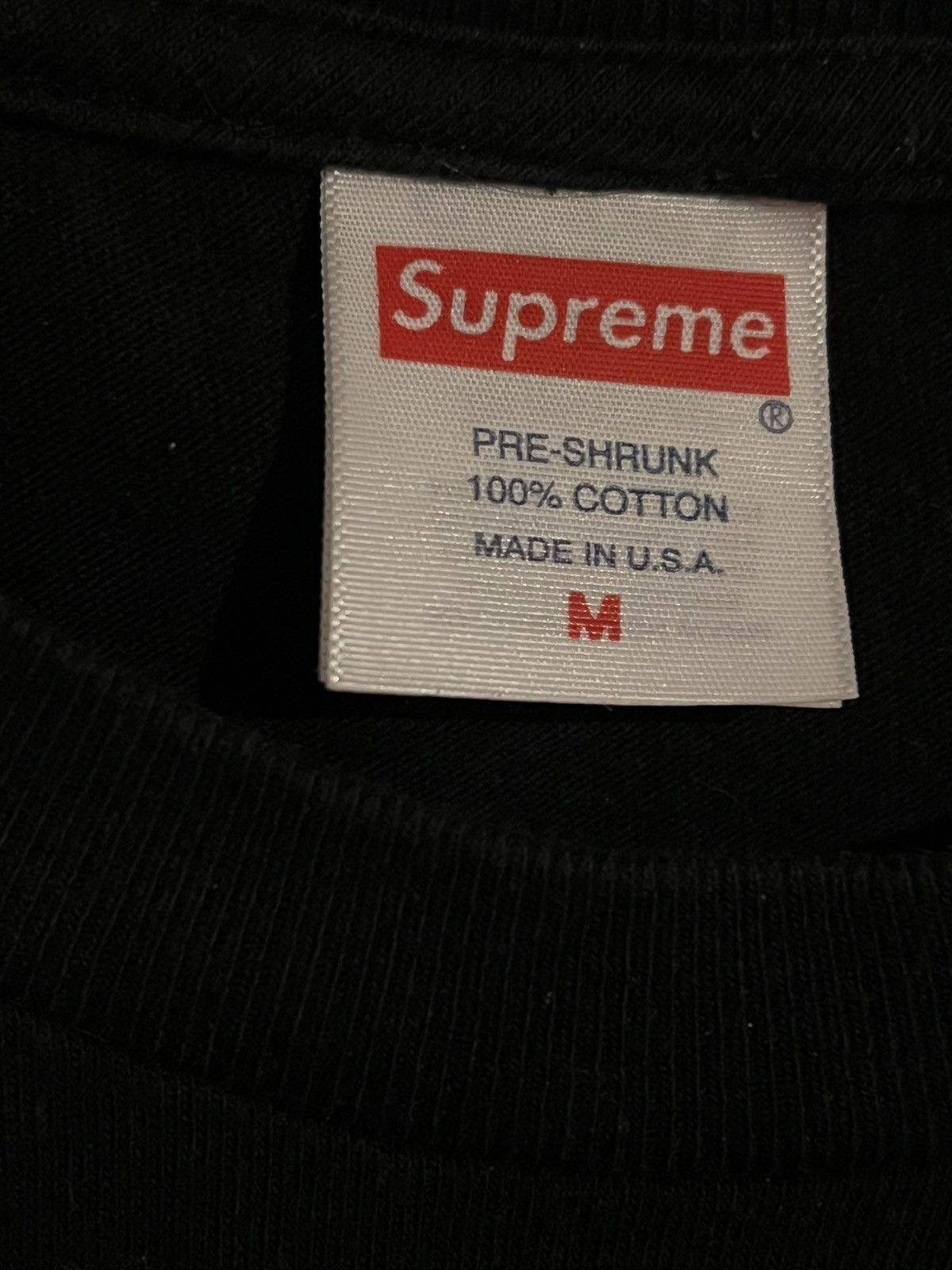 Supreme Supreme Greta Black Tee Size US M / EU 48-50 / 2 - 3 Thumbnail