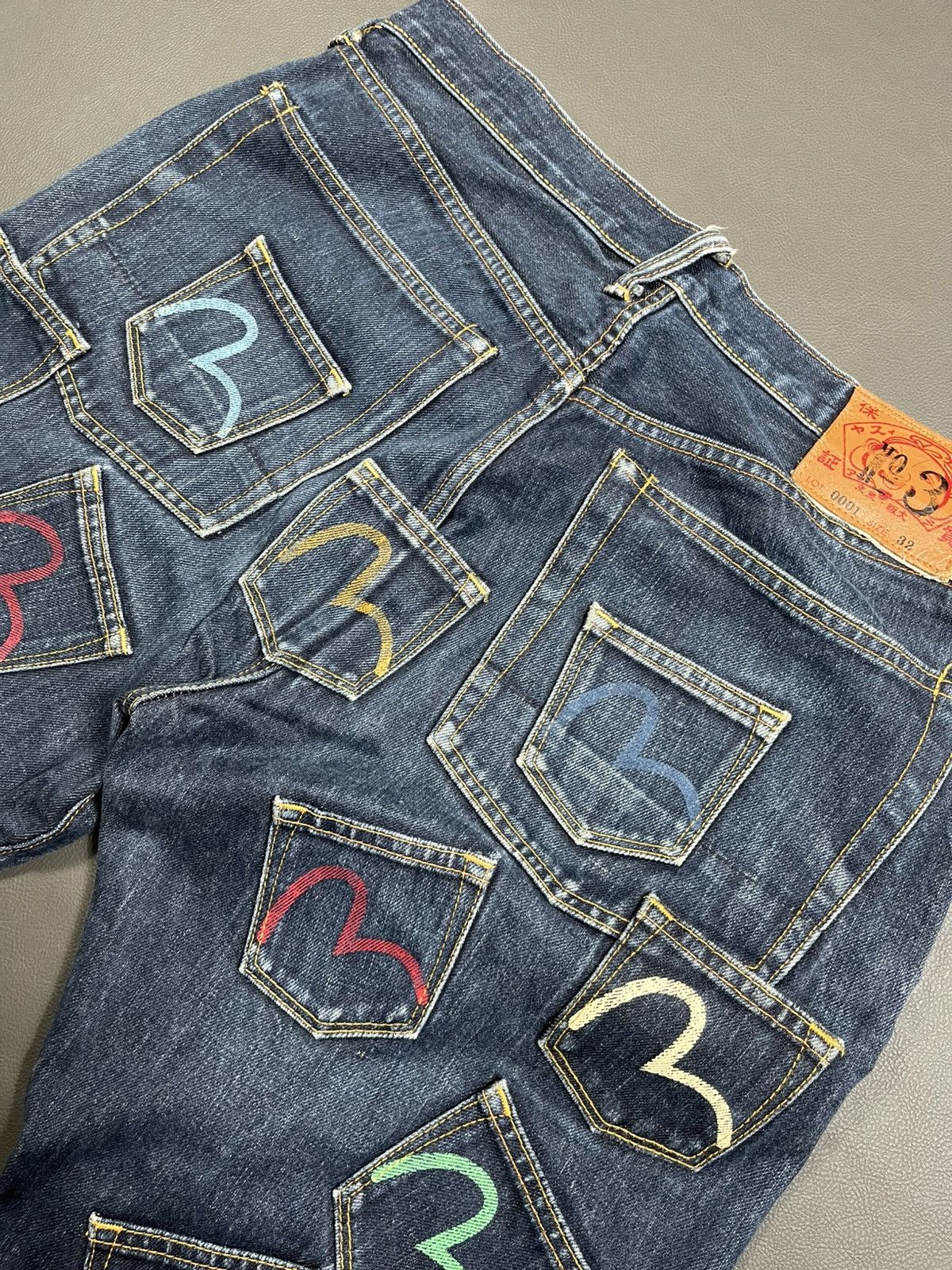 Evisu Evisu Multi Pocket Jeans Lot. 0001 Size US 33 - 7 Thumbnail