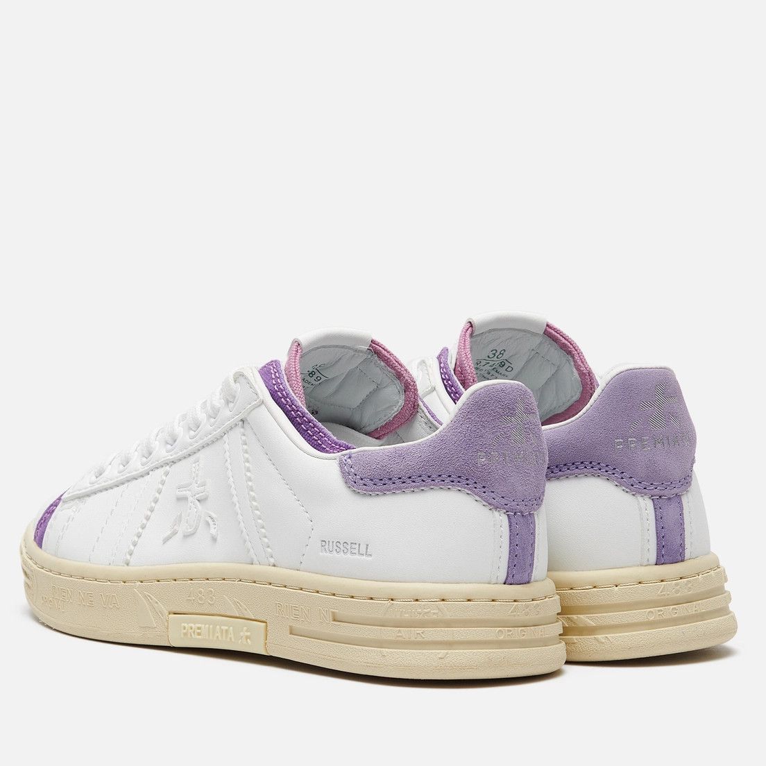 Premiata o1B3y1r0426 Russell Sneakers in White/Purple Size US 9 / IT 39 - 4 Thumbnail
