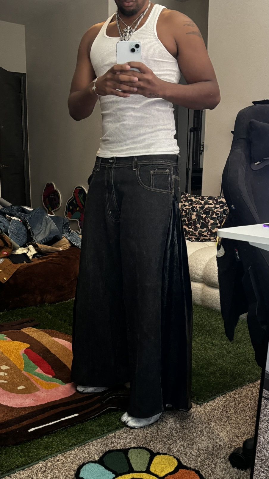 Vintage Wide jeans Size US 32 / EU 48 - 5 Thumbnail